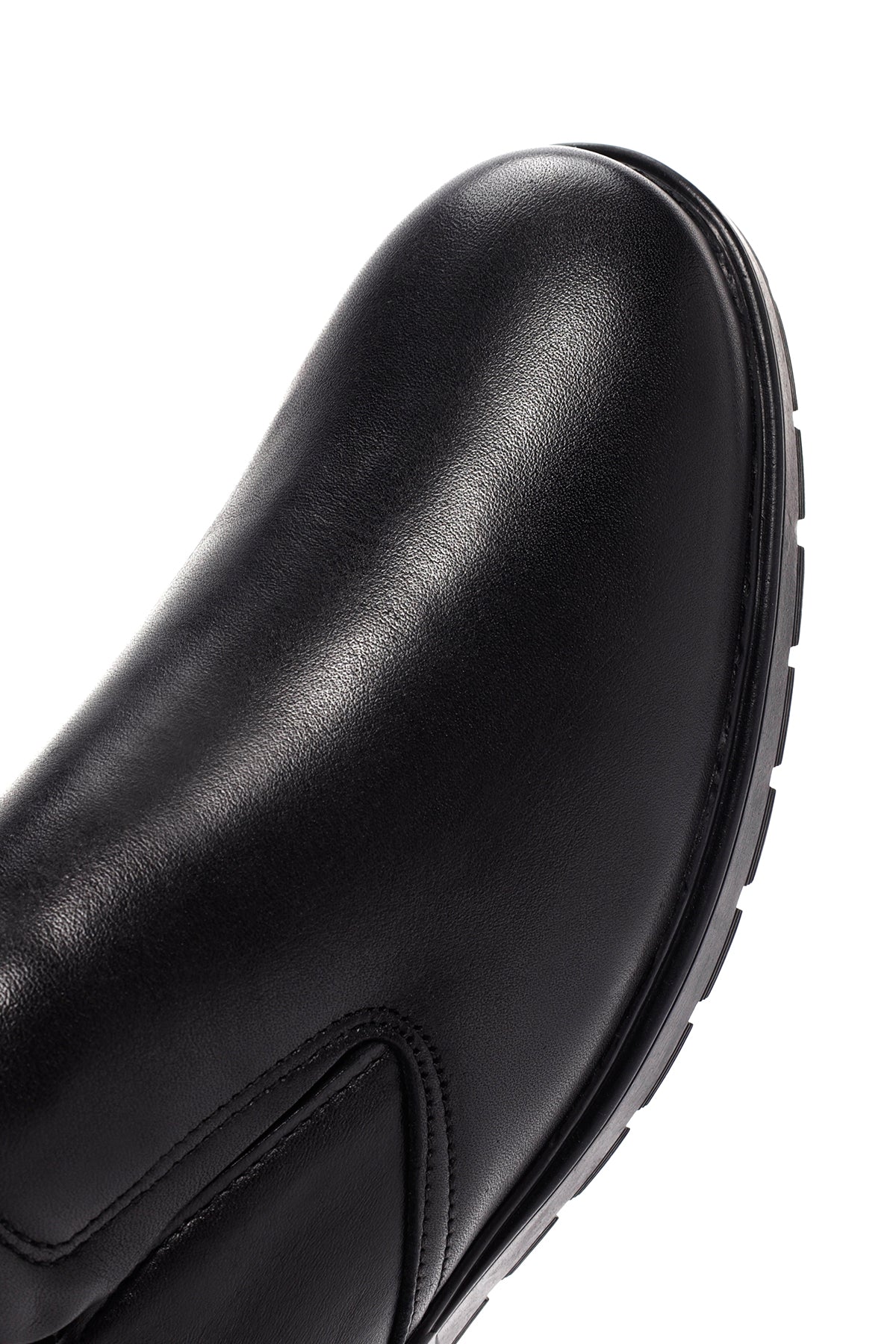 Derimod Fly Erkek Siyah Deri Casual Loafer - Image 11