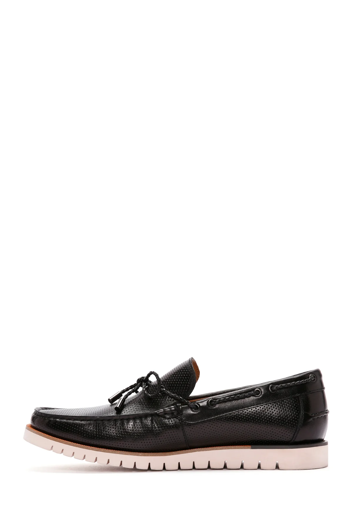 Derimod Fly Erkek Siyah Deri Casual Loafer - Image 2