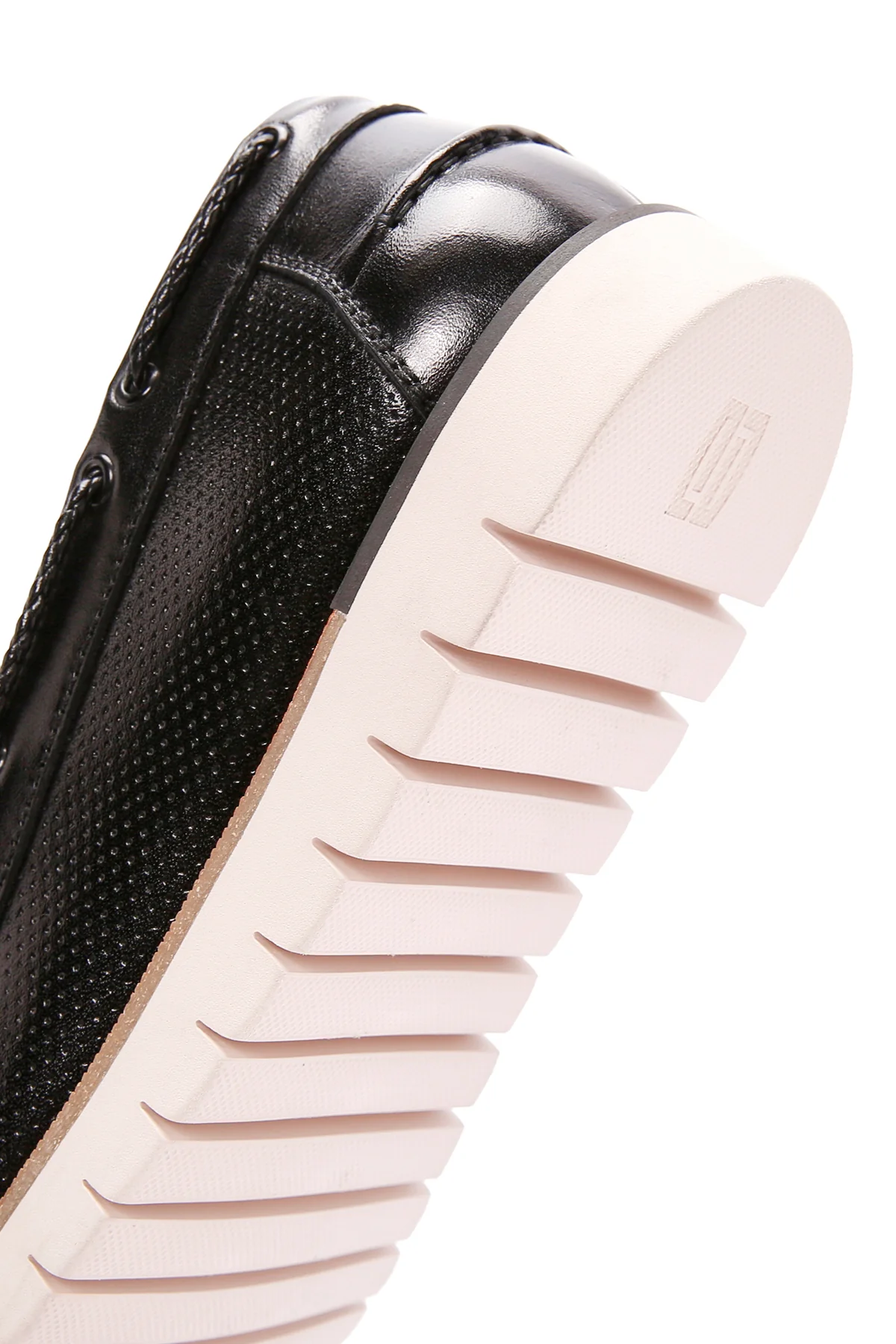 Derimod Fly Erkek Siyah Deri Casual Loafer - Image 8