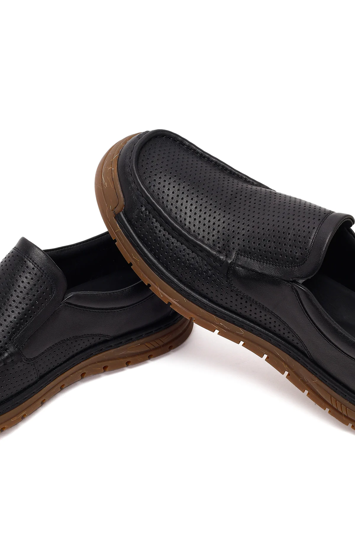 Derimod Fly Erkek Siyah Deri Casual Loafer - Image 10