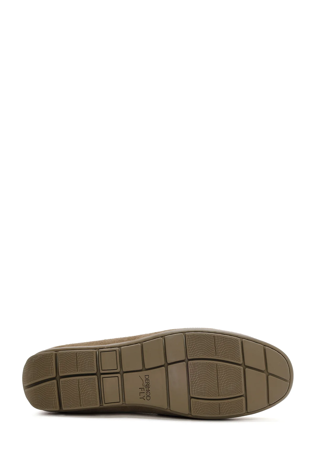 Derimod Fly Erkek Vizon Süet Deri Casual Loafer - Image 4