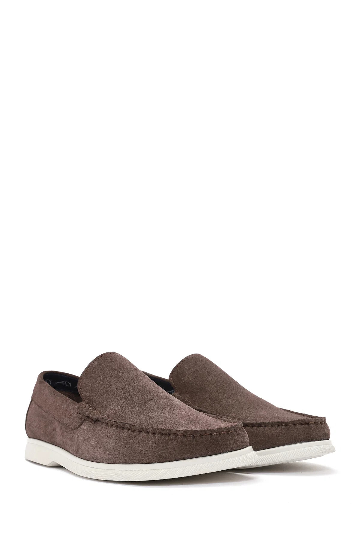 Derimod Fly Erkek Vizon Süet Deri Loafer - Image 3