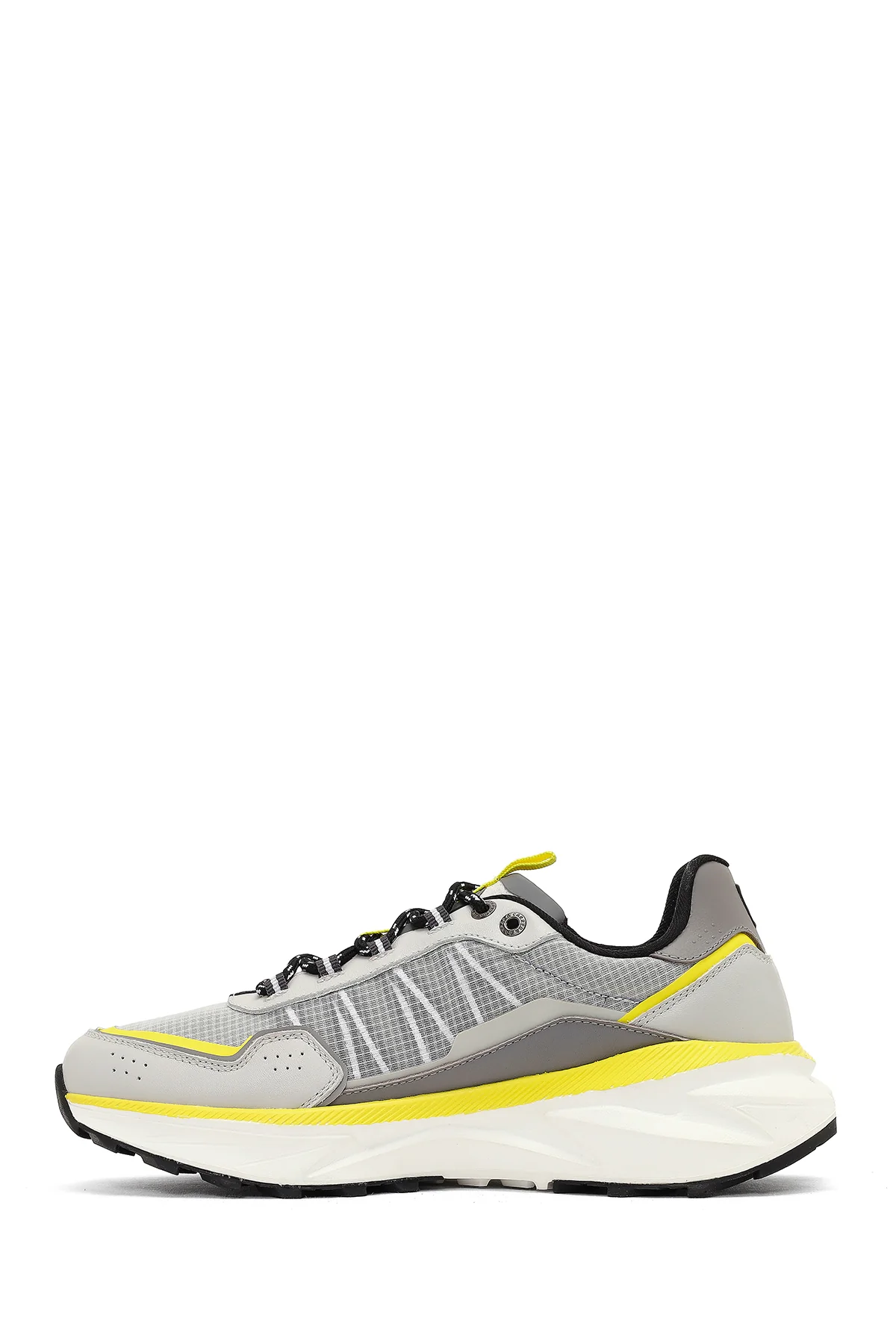 Derimod Studio Erkek Gri Bağcıklı Kalın Tabanlı Sneaker - Image 2