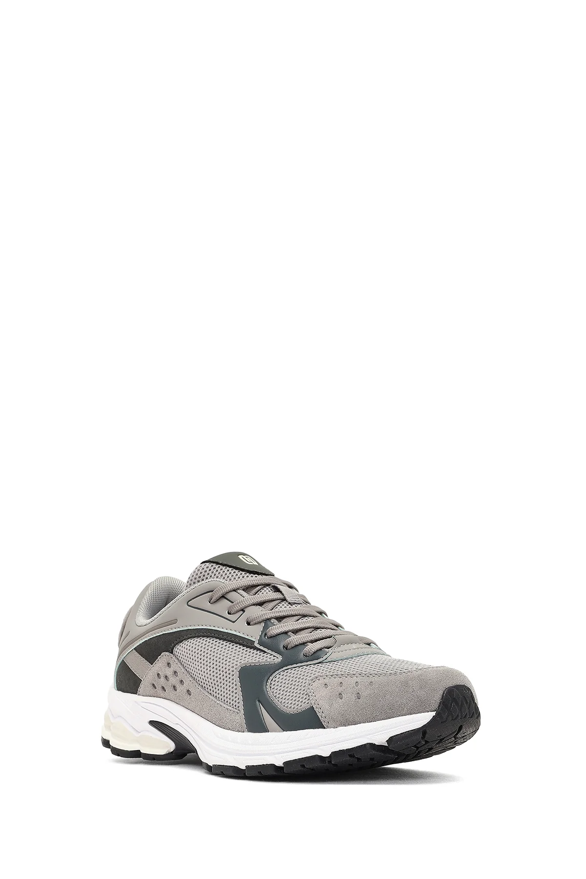 Derimod Studio Erkek Gri Bağcıklı Kalın Tabanlı Sneaker - Image 6