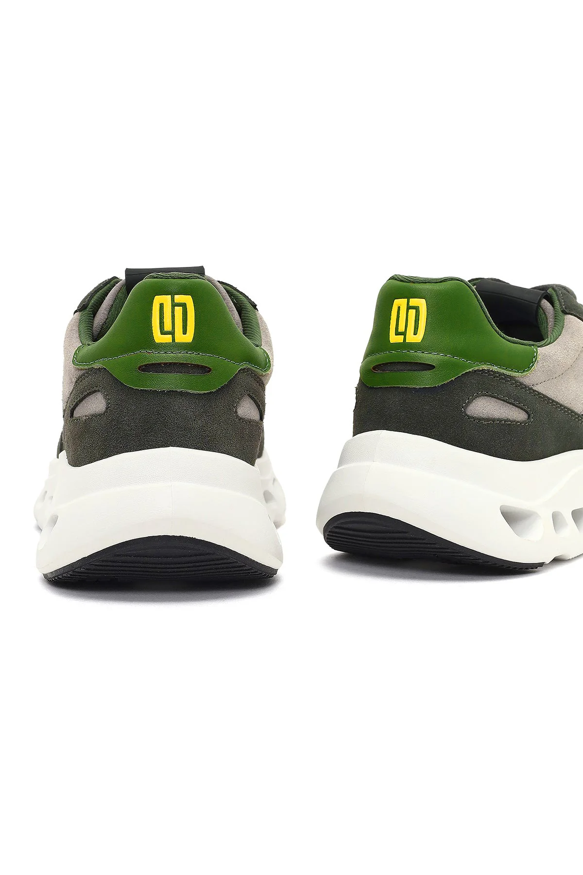 Derimod Studio Erkek Koyu Yeşil Bağcıklı Kalın Tabanlı Sneaker - Image 9