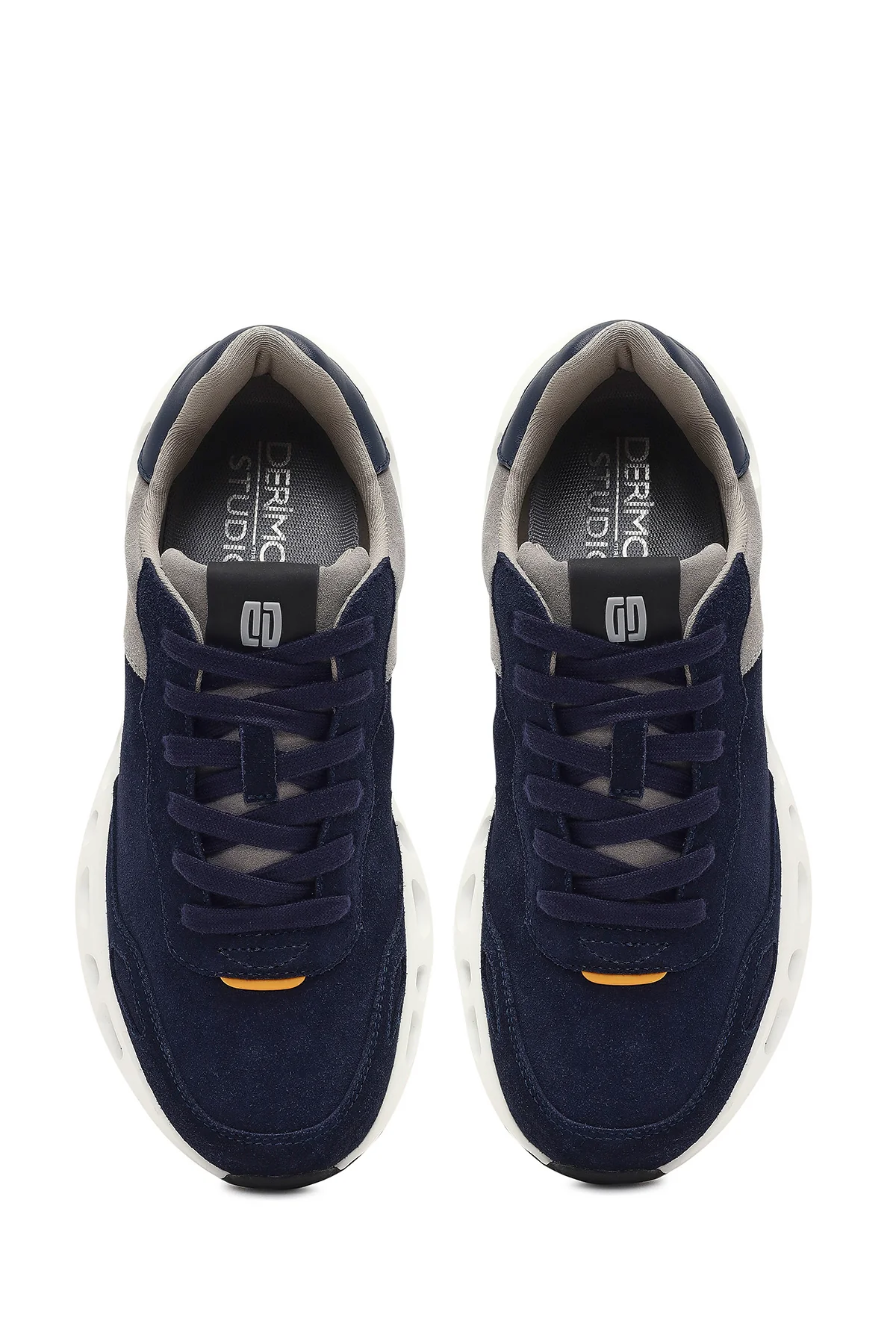 Derimod Studio Erkek Lacivert Bağcıklı Kalın Tabanlı Sneaker - Image 7
