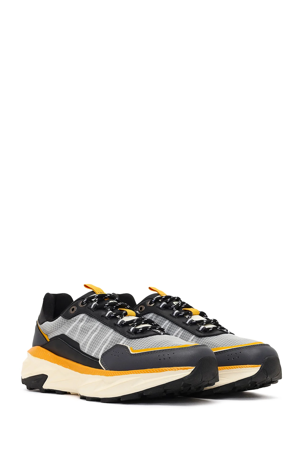Derimod Studio Erkek Siyah Bağcıklı Kalın Tabanlı Sneaker - Image 3