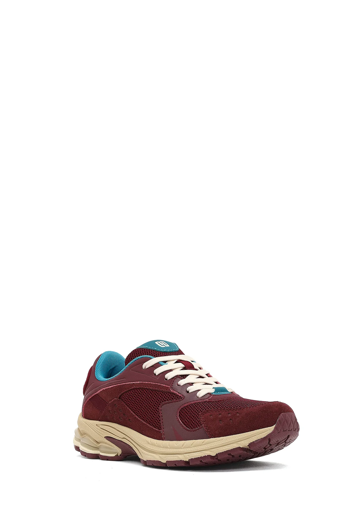 Derimod Studio Kadın Bordo Bağcıklı Kalın Tabanlı Sneaker - Image 6