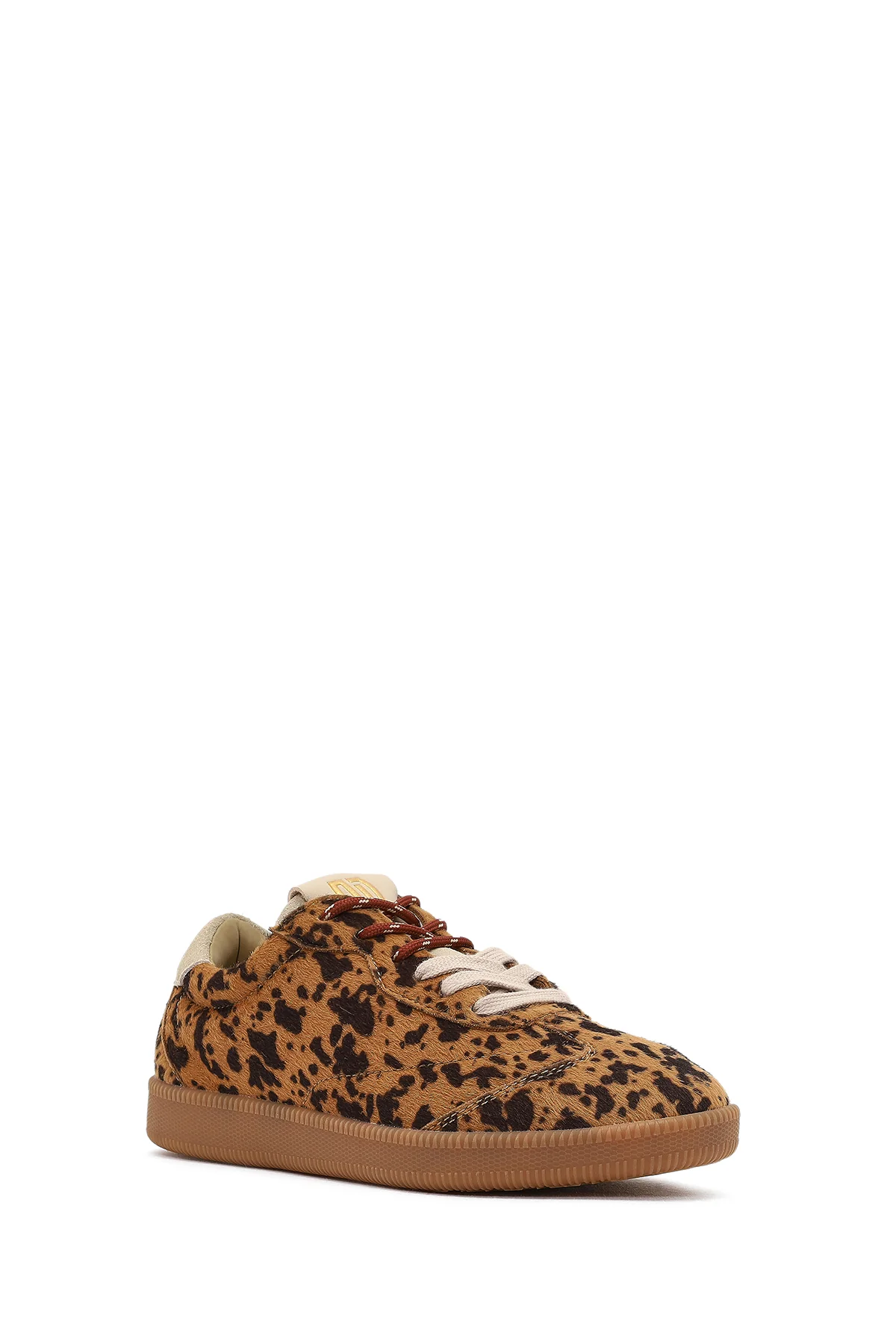 Derimod Studio Kadın Leopar Bağcıklı Desenli Sneaker - Image 6