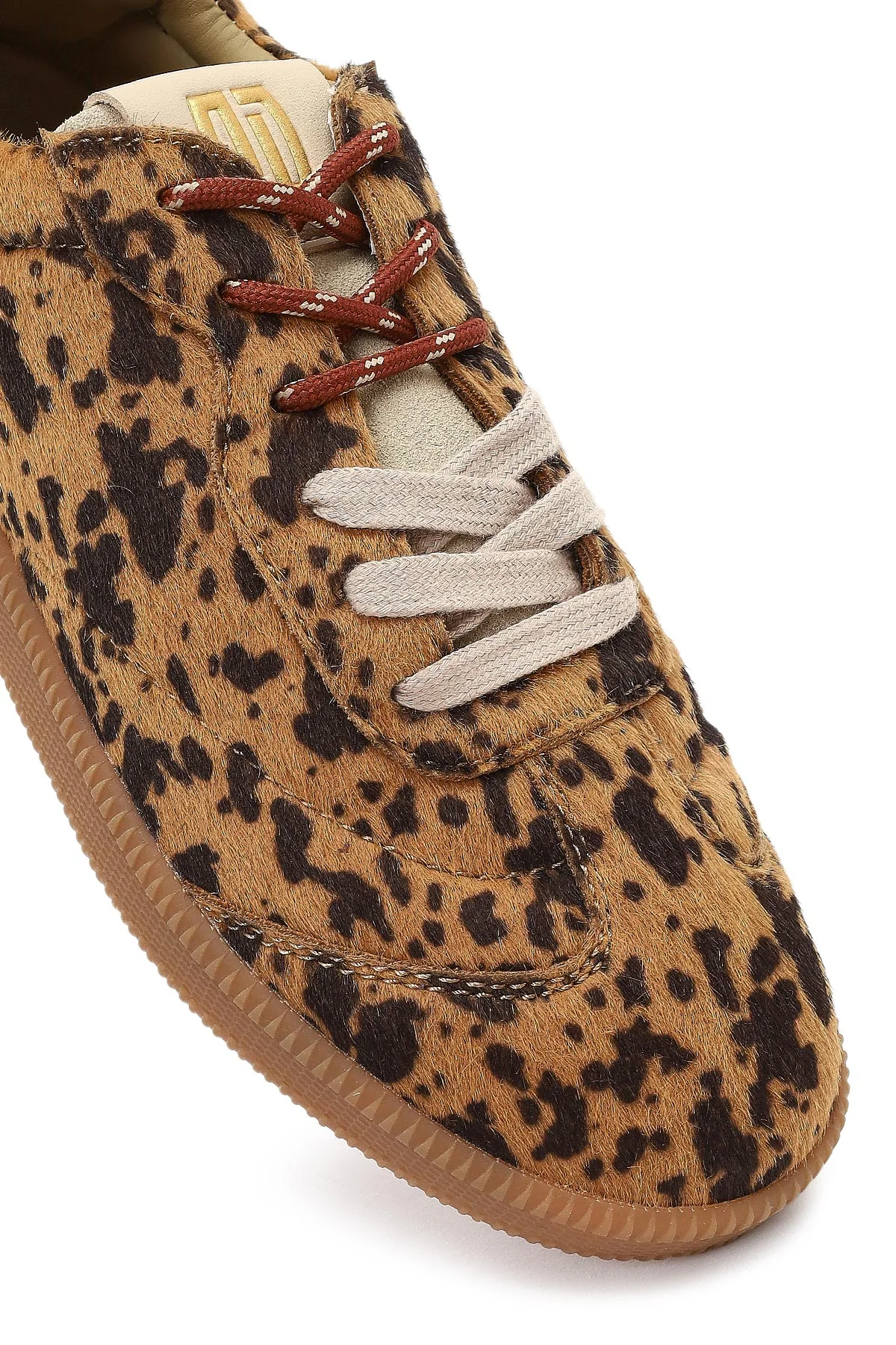 Derimod Studio Kadın Leopar Bağcıklı Desenli Sneaker - Image 9
