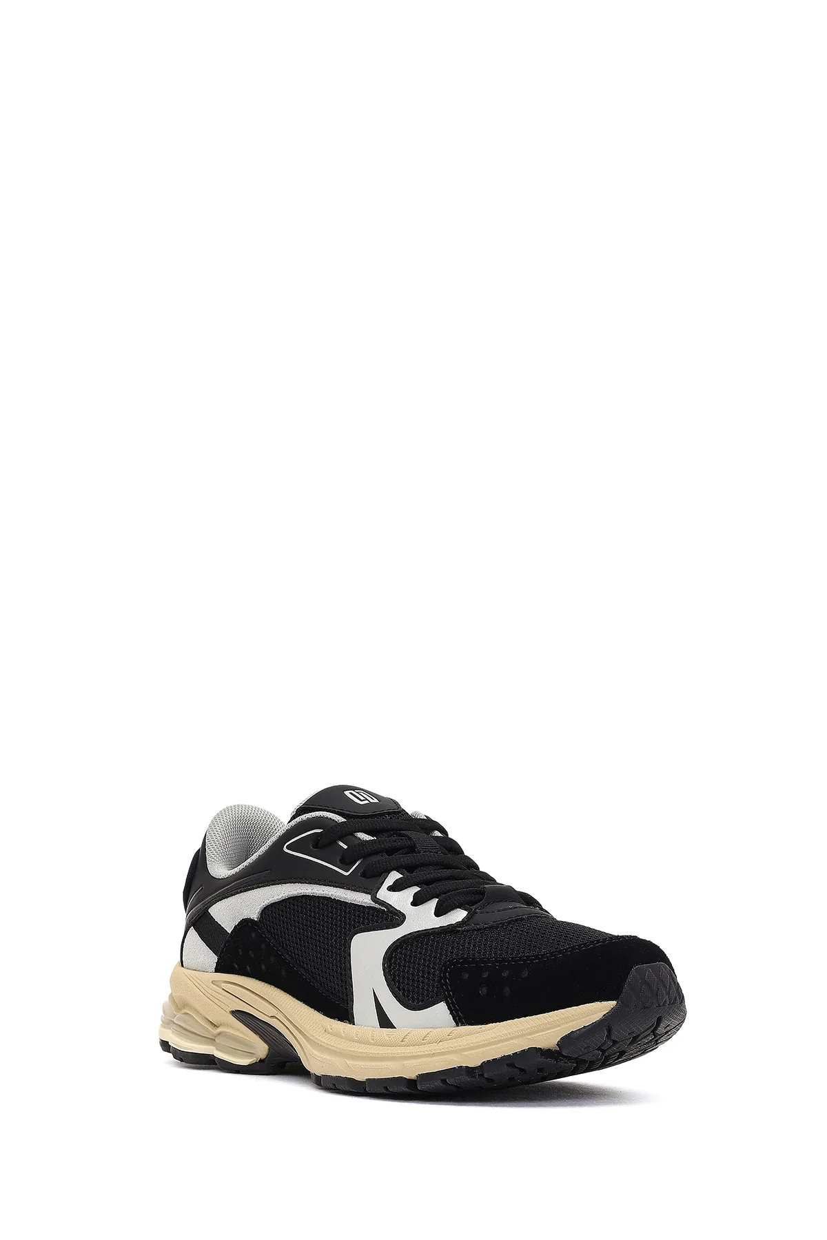 Derimod Studio Kadın Siyah Bağcıklı Kalın Tabanlı Sneaker - Image 6