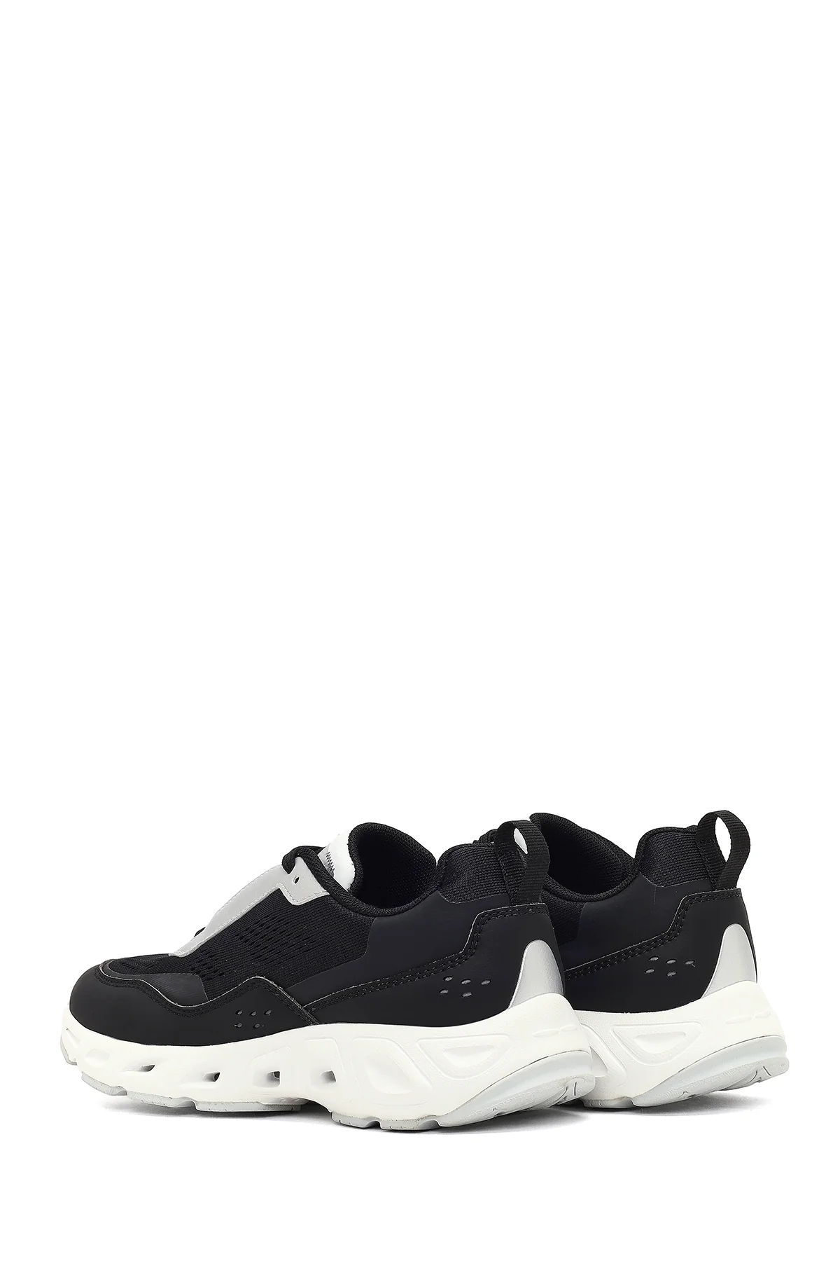 Derimod Studio Kadın Siyah Bağcıklı Kalın Tabanlı Sneaker - Image 5