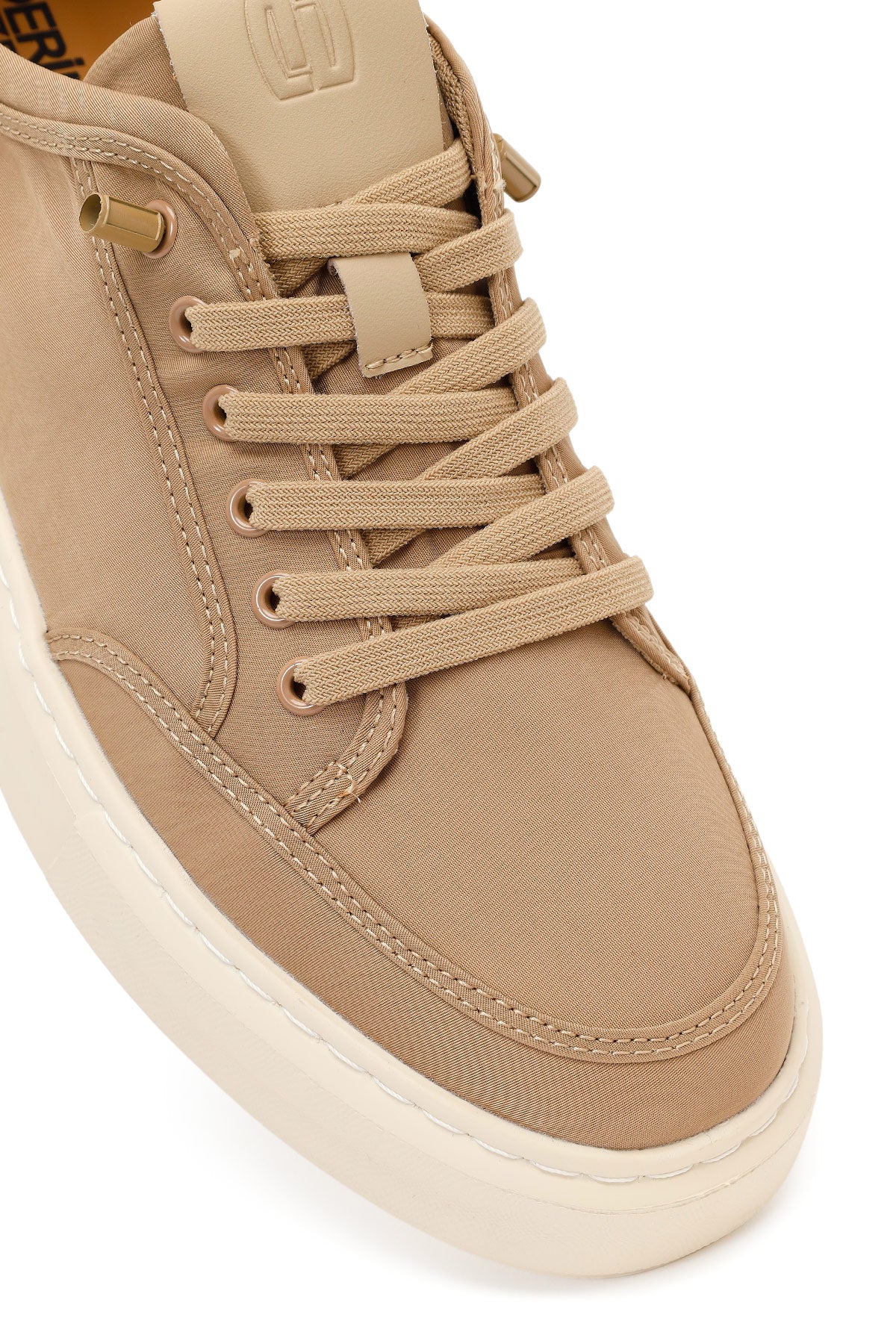 Derimod Zero Erkek Bej Bağcıklı Kumaş Sneaker - Image 9
