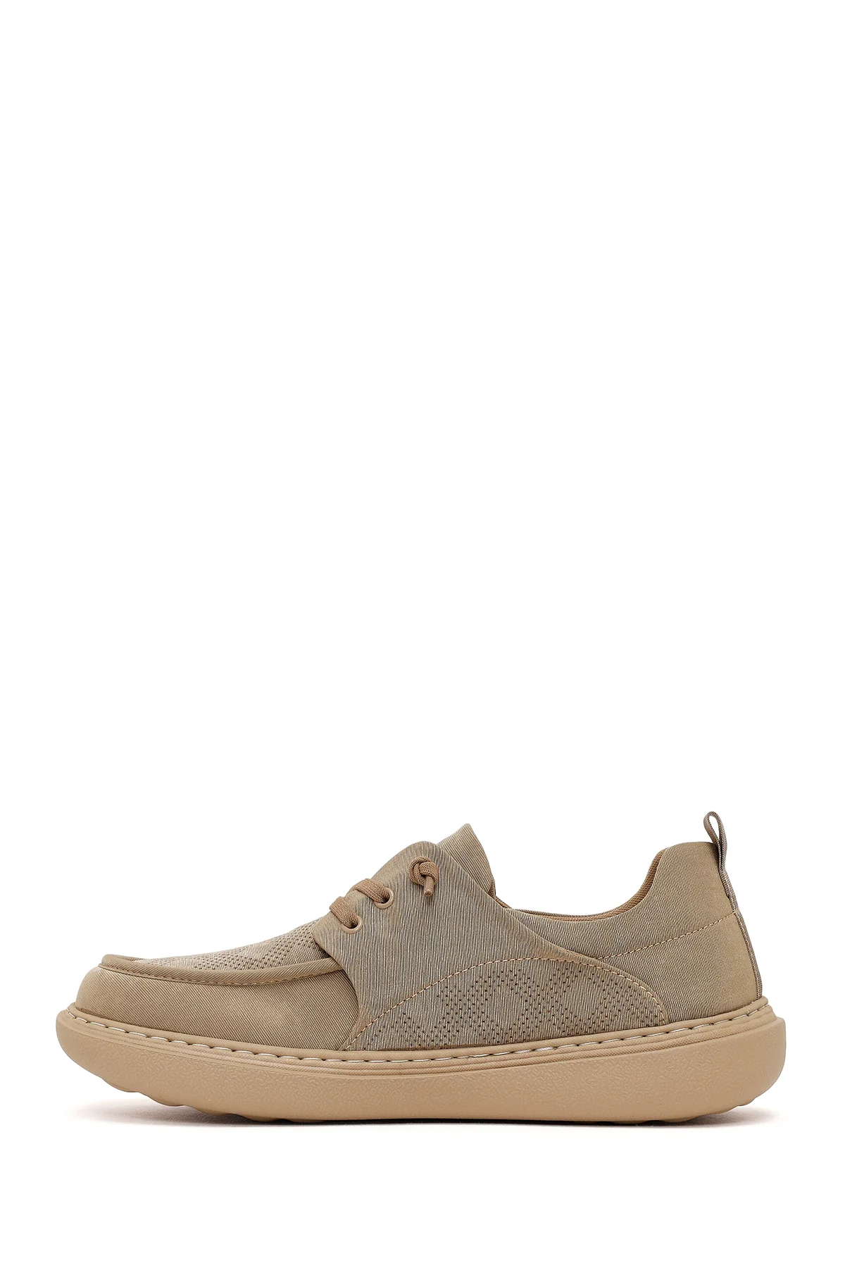 Derimod Zero Erkek Bej Bağcıklı Kumaş Sneaker - Image 3