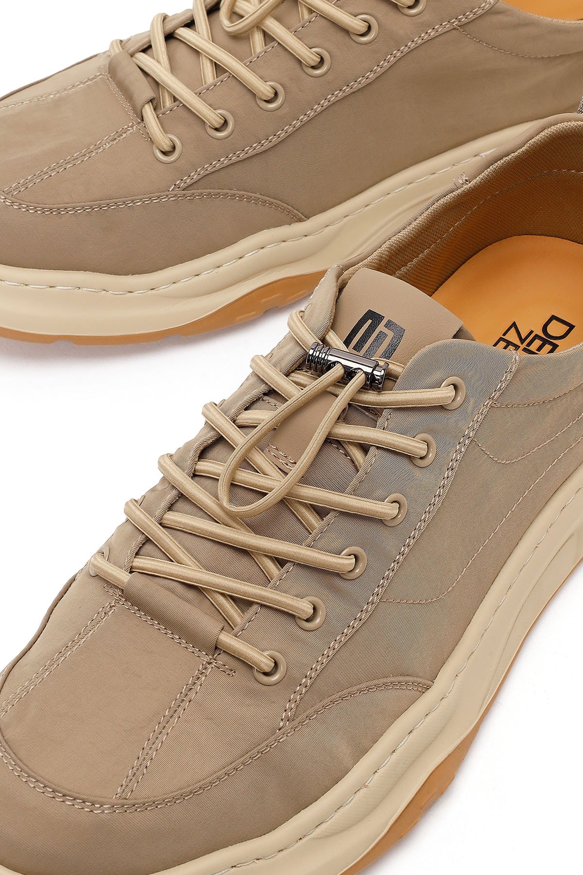Derimod Zero Erkek Bej Bağcıklı Kumaş Sneaker - Image 10