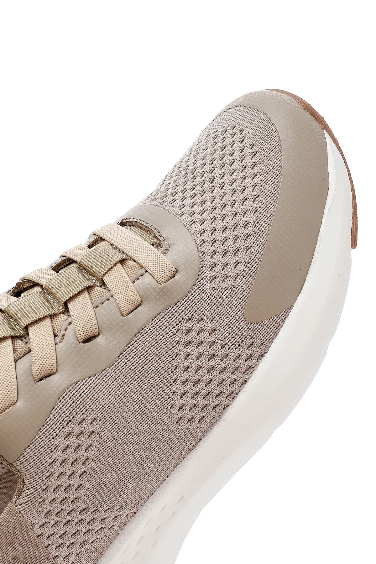 Derimod Zero Erkek Bej Kalın Tabanlı Kumaş Sneaker - Image 9