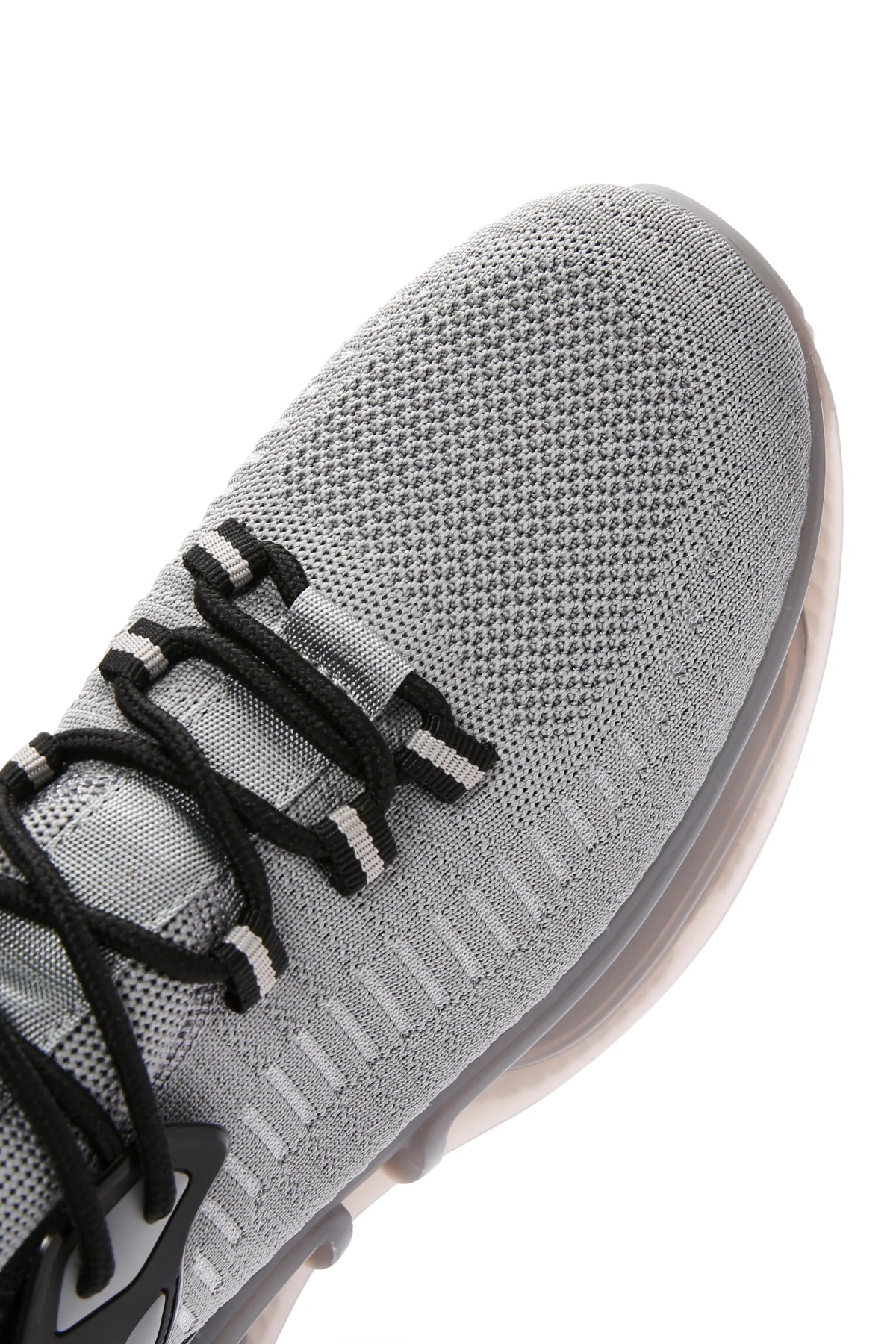 Derimod Zero Erkek Gri Bağcıklı Kalın Tabanlı Kumaş Sneaker - Image 11