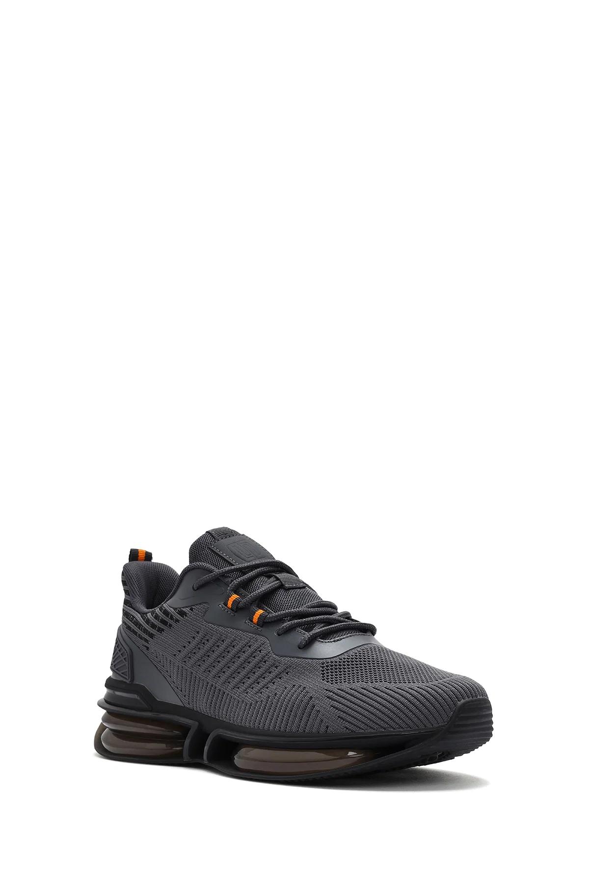 Derimod Zero Erkek Gri Bağcıklı Kalın Tabanlı Sneaker - Image 6