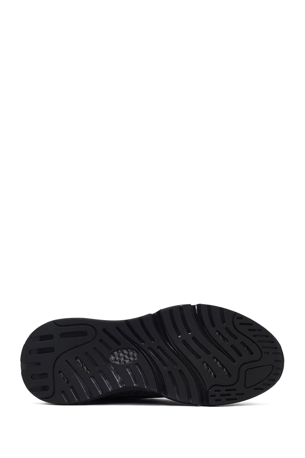 Derimod Zero Erkek Gri Kalın Tabanlı Bağcıklı Kumaş Sneaker - Image 4