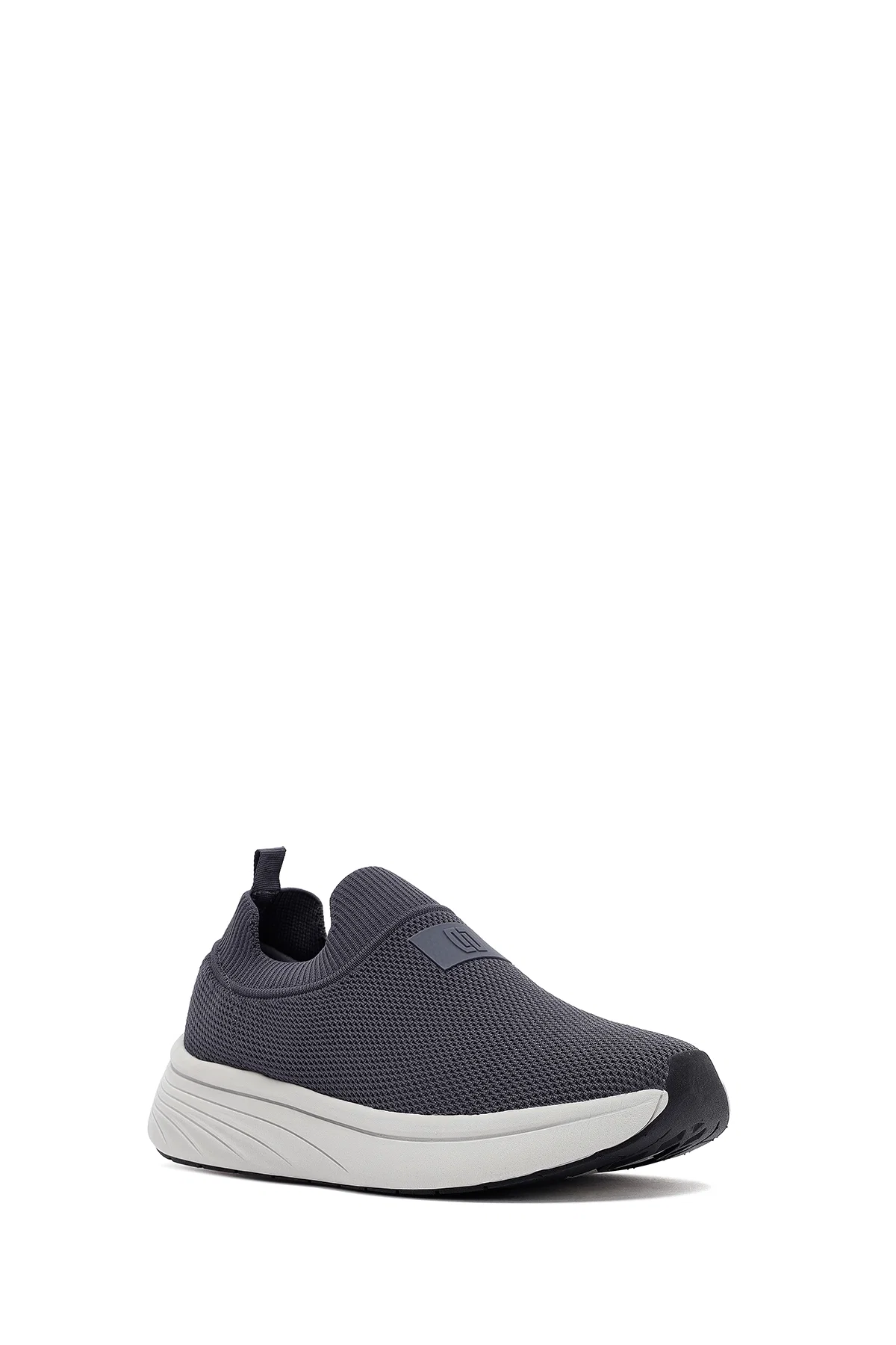Derimod Zero Erkek Gri Kalın Tabanlı Kumaş Sneaker - Image 6