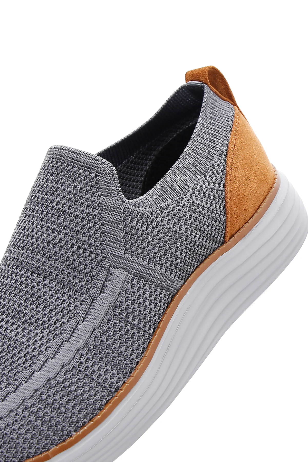 Derimod Zero Erkek Gri Kalın Tabanlı Kumaş Sneaker - Image 7
