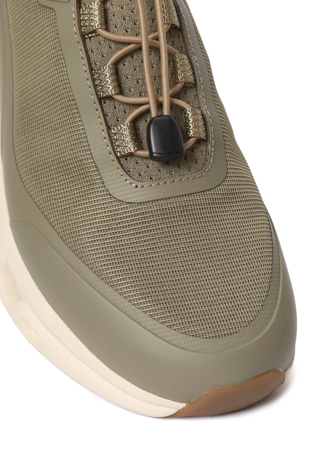 Derimod Zero Erkek Haki Kalın Tabanlı Bağcıklı Kumaş Sneaker - Image 9
