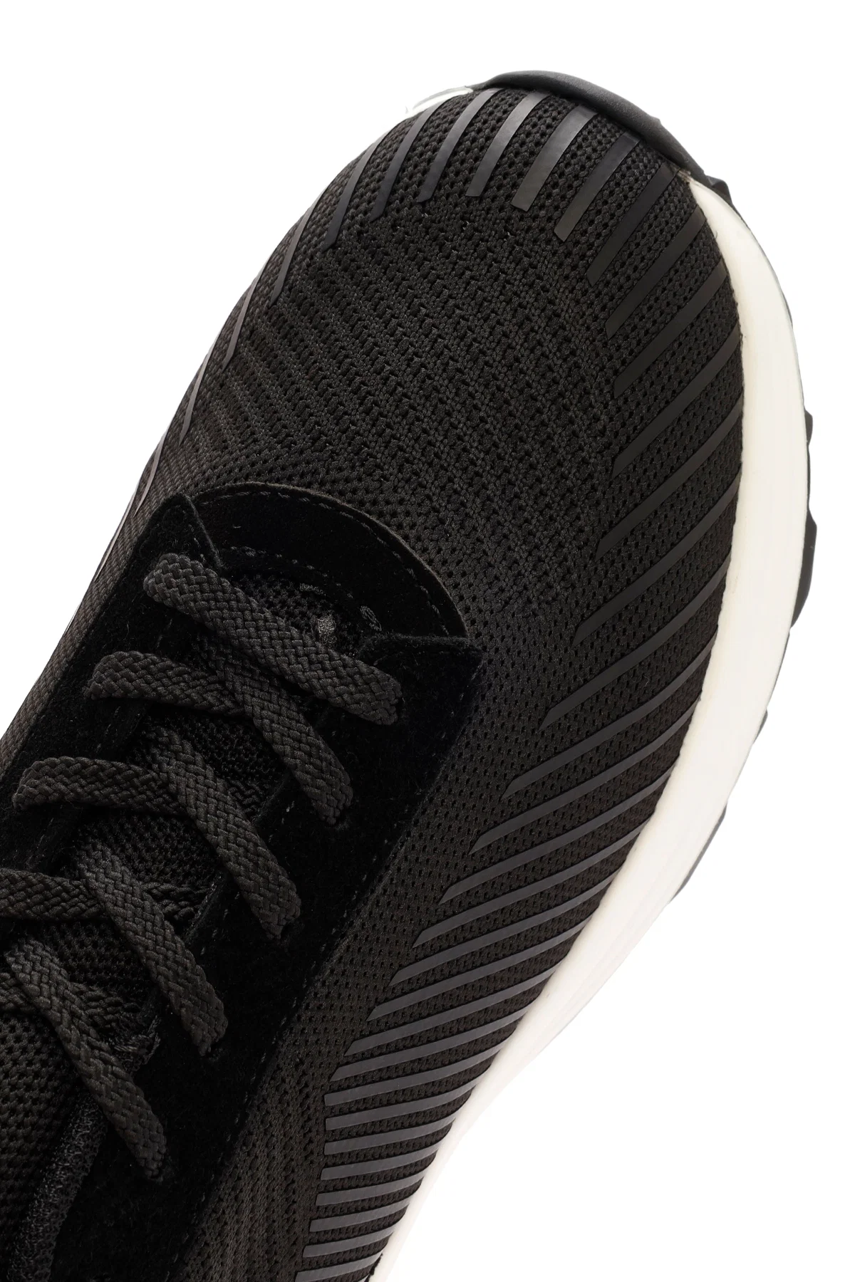 Derimod Zero Erkek Siyah Bağcıklı Kalın Tabanlı Kumaş Sneaker - Image 11
