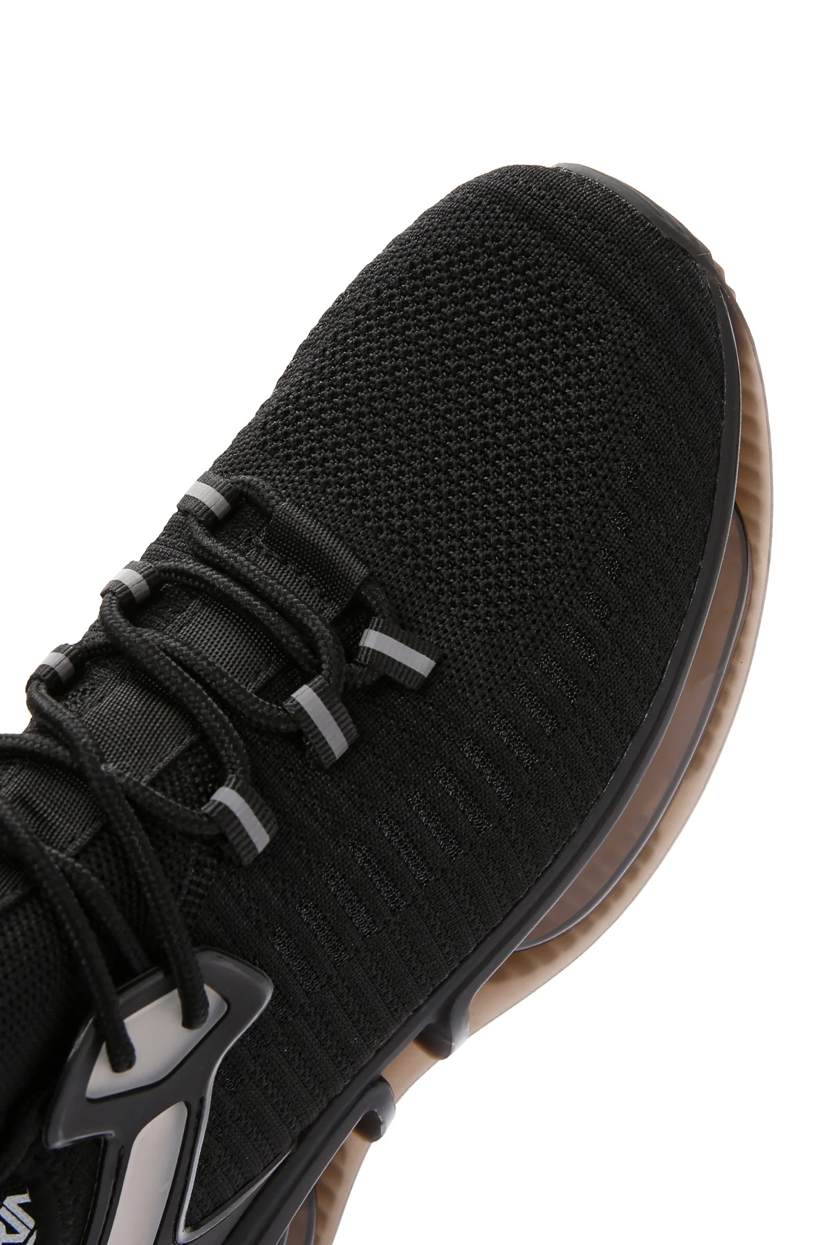 Derimod Zero Erkek Siyah Bağcıklı Kalın Tabanlı Kumaş Sneaker - Image 10