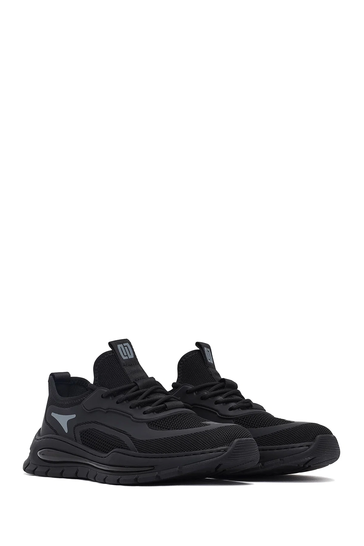 Derimod Zero Erkek Siyah Bağcıklı Kumaş Sneaker - Image 3