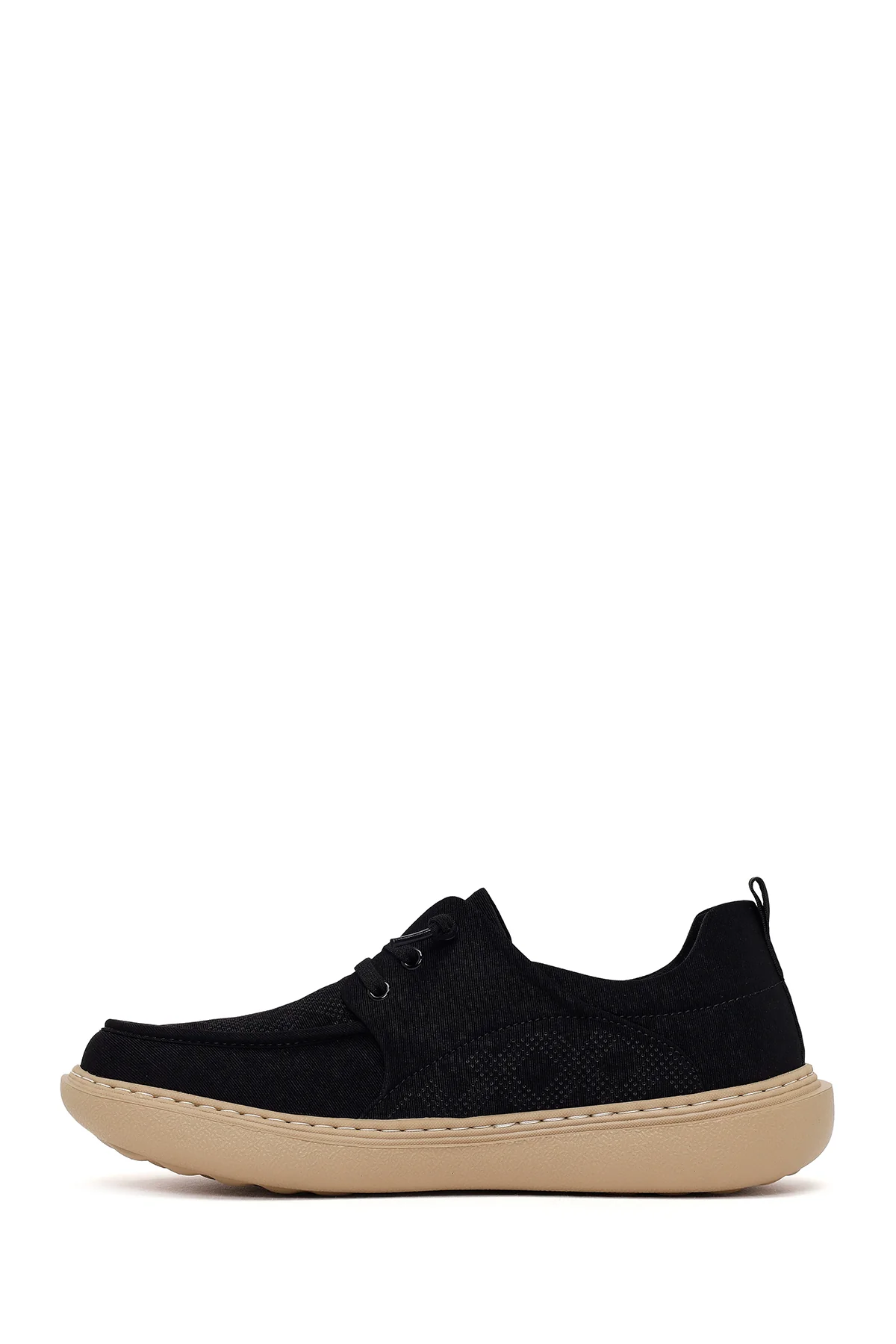 Derimod Zero Erkek Siyah Bağcıklı Kumaş Sneaker - Image 3