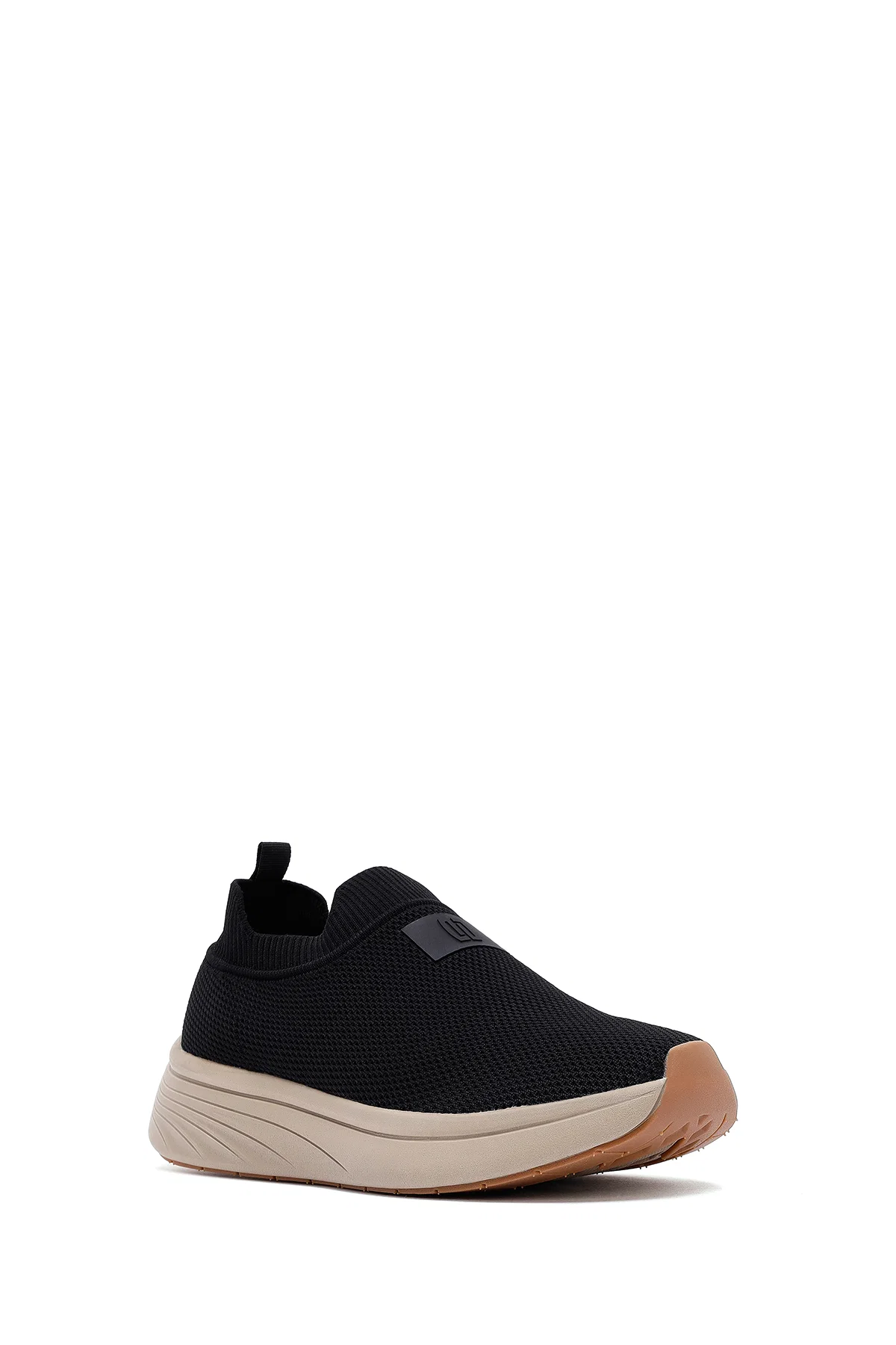 Derimod Zero Erkek Siyah Kalın Tabanlı Kumaş Sneaker - Image 6