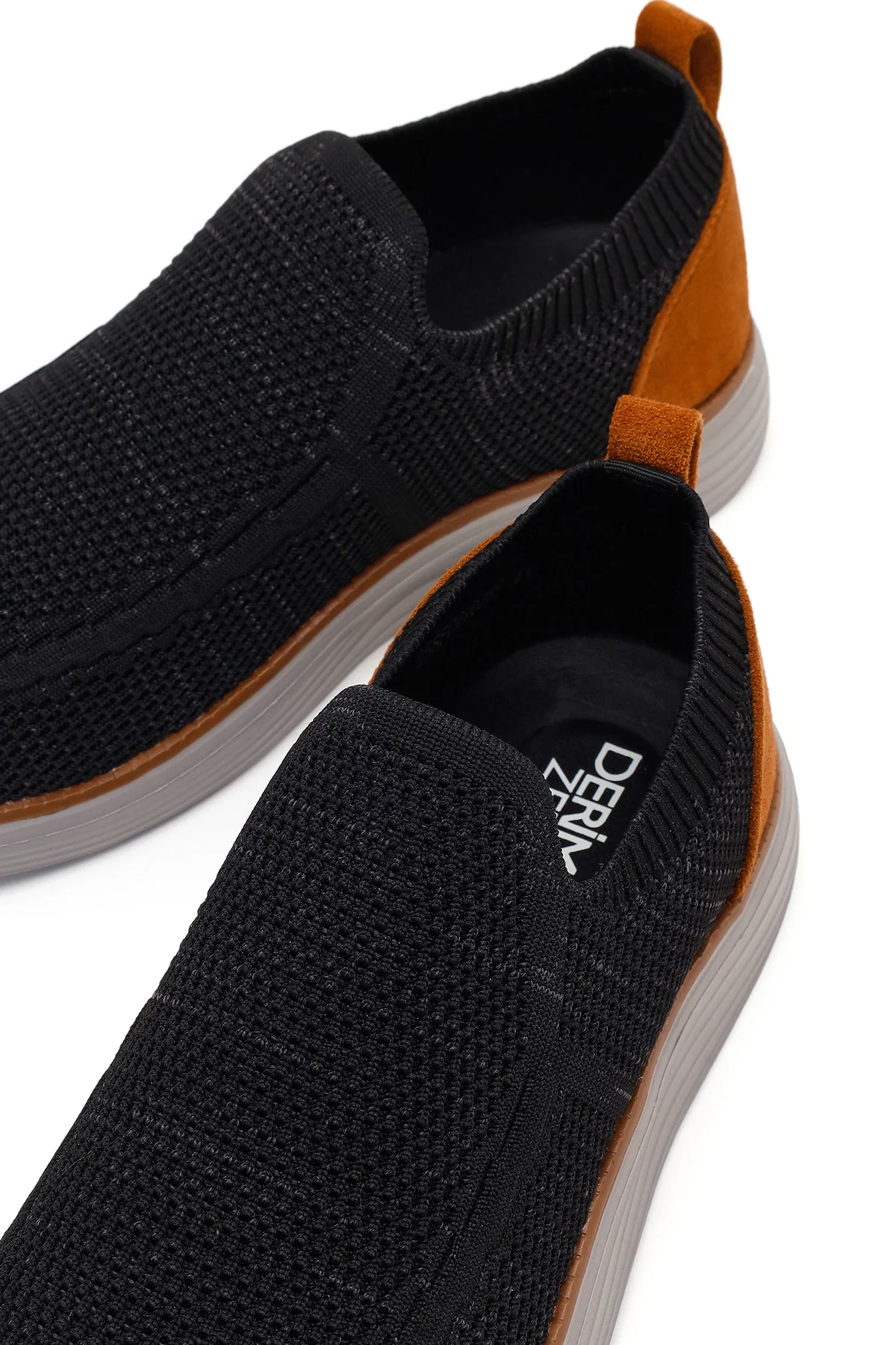 Derimod Zero Erkek Siyah Kalın Tabanlı Kumaş Sneaker - Image 11