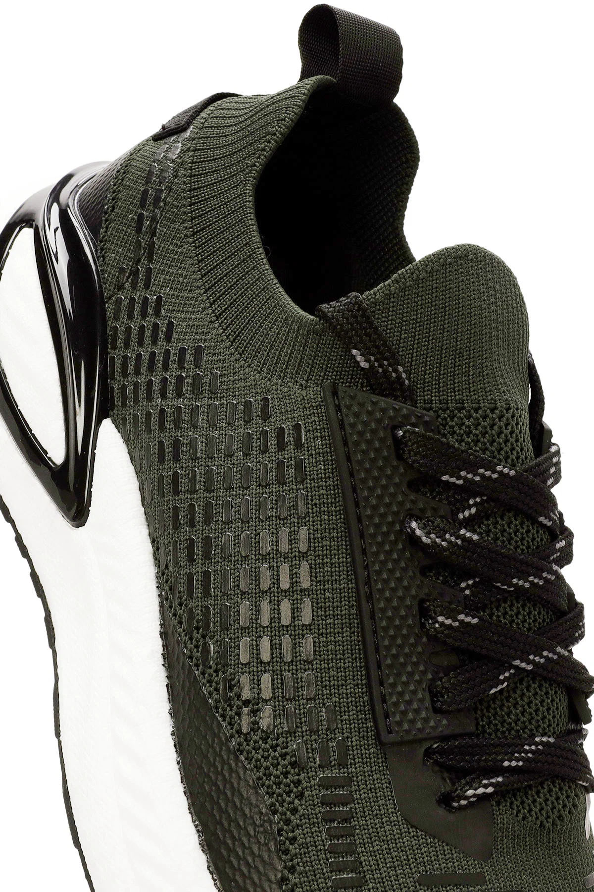 Derimod Zero Erkek Yeşil Bağcıklı Kalın Tabanlı Kumaş Sneaker - Image 10