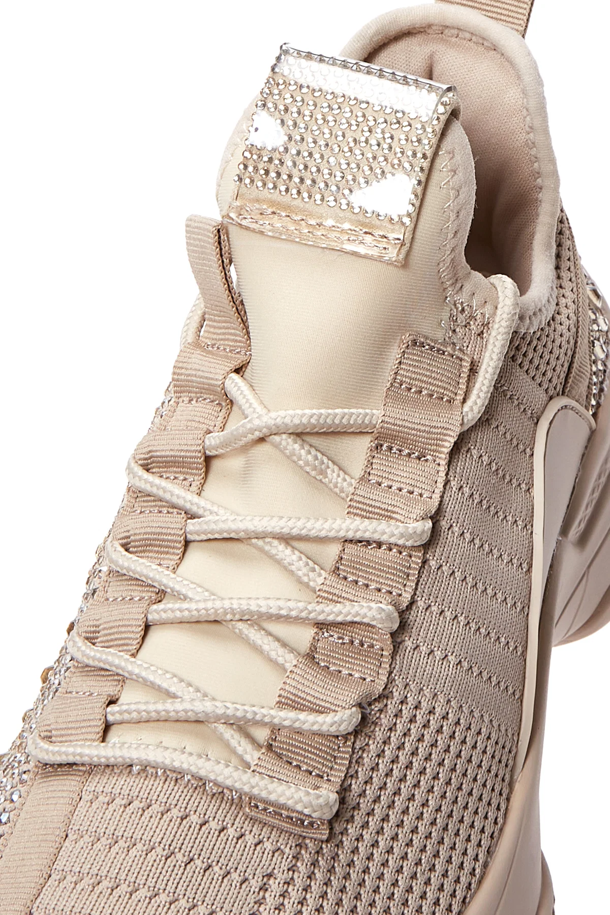Derimod Zero Kadın Bej Bağcıklı Taş Detaylı Sneaker - Image 7