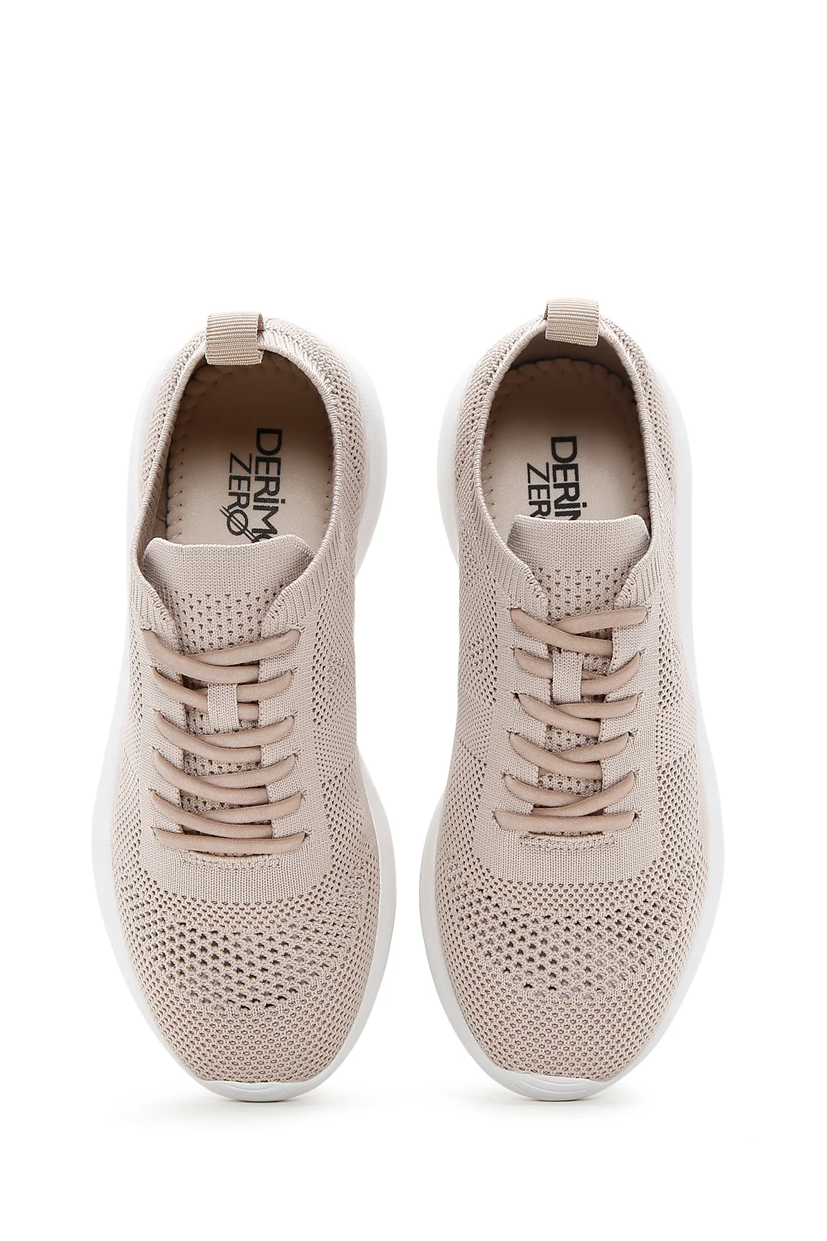 Derimod Zero Kadın Bej Kalın Tabanlı Sneaker - Image 6