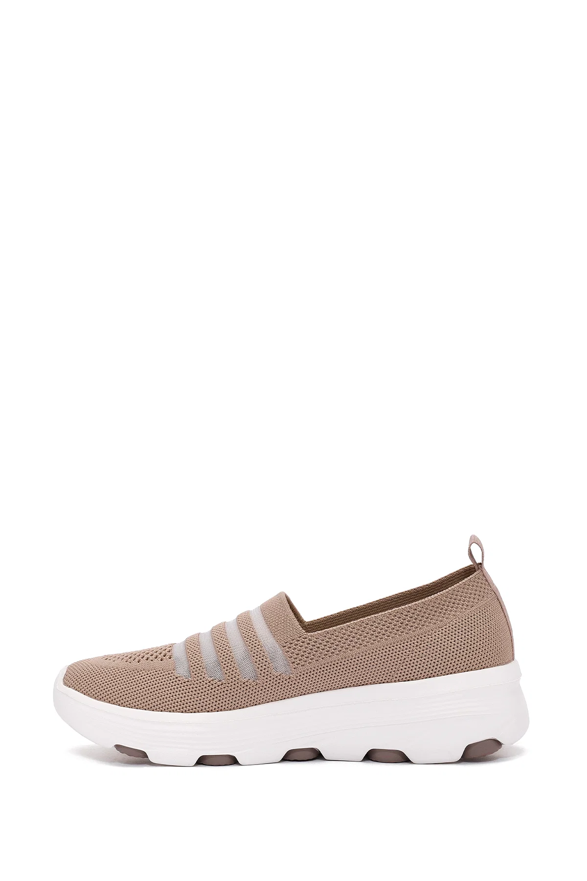 Derimod Zero Kadın Bej Kumaş Casual Sneaker - Image 2