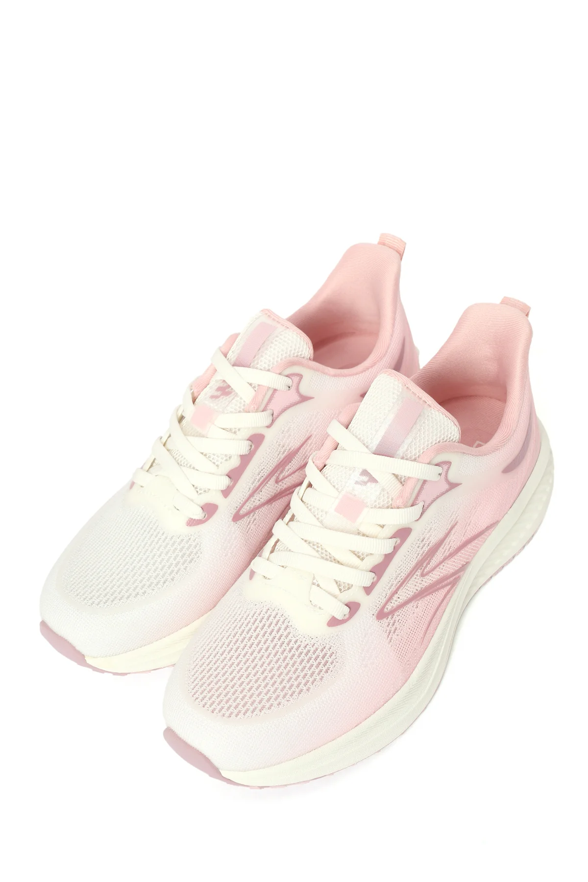 Derimod Zero Kadın Beyaz Bağcıklı Kalın Tabanlı Kumaş Sneaker - Image 11