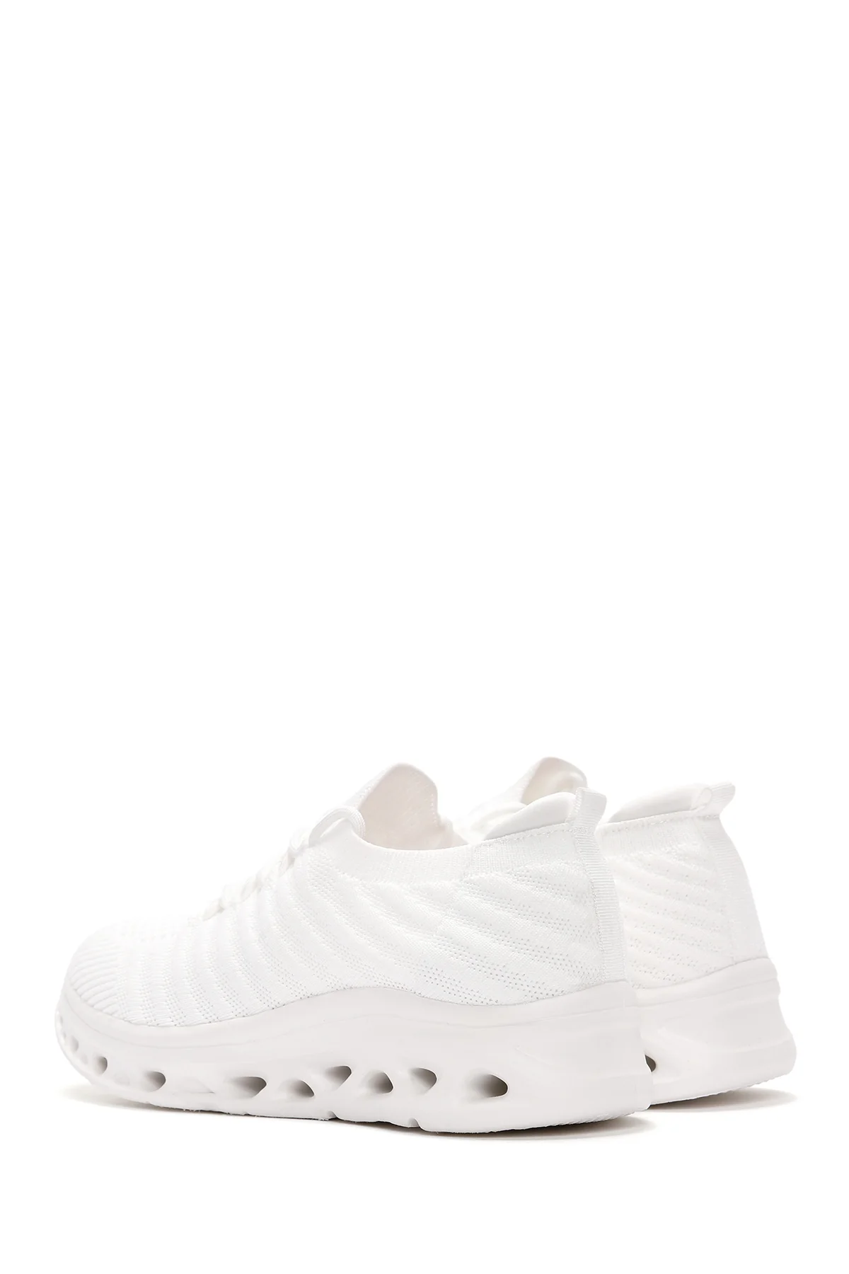 Derimod Zero Kadın Beyaz Bağcıklı Kalın Tabanlı Sneaker - Image 5