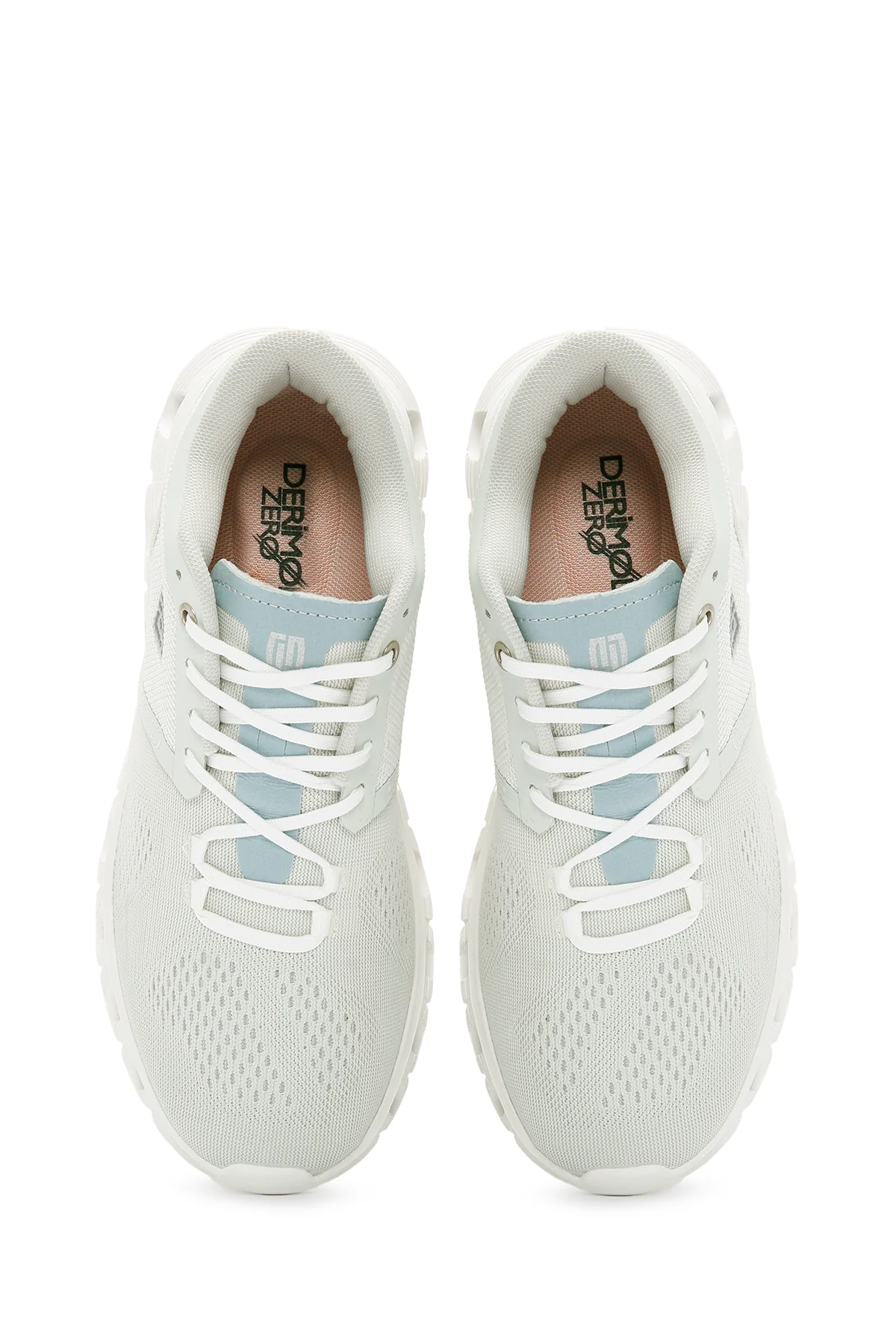 Derimod Zero Kadın Beyaz Bağcıklı Kumaş Sneaker - Image 7