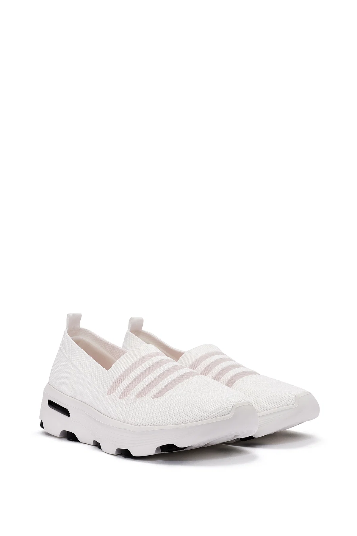 Derimod Zero Kadın Beyaz Kumaş Casual Sneaker - Image 3