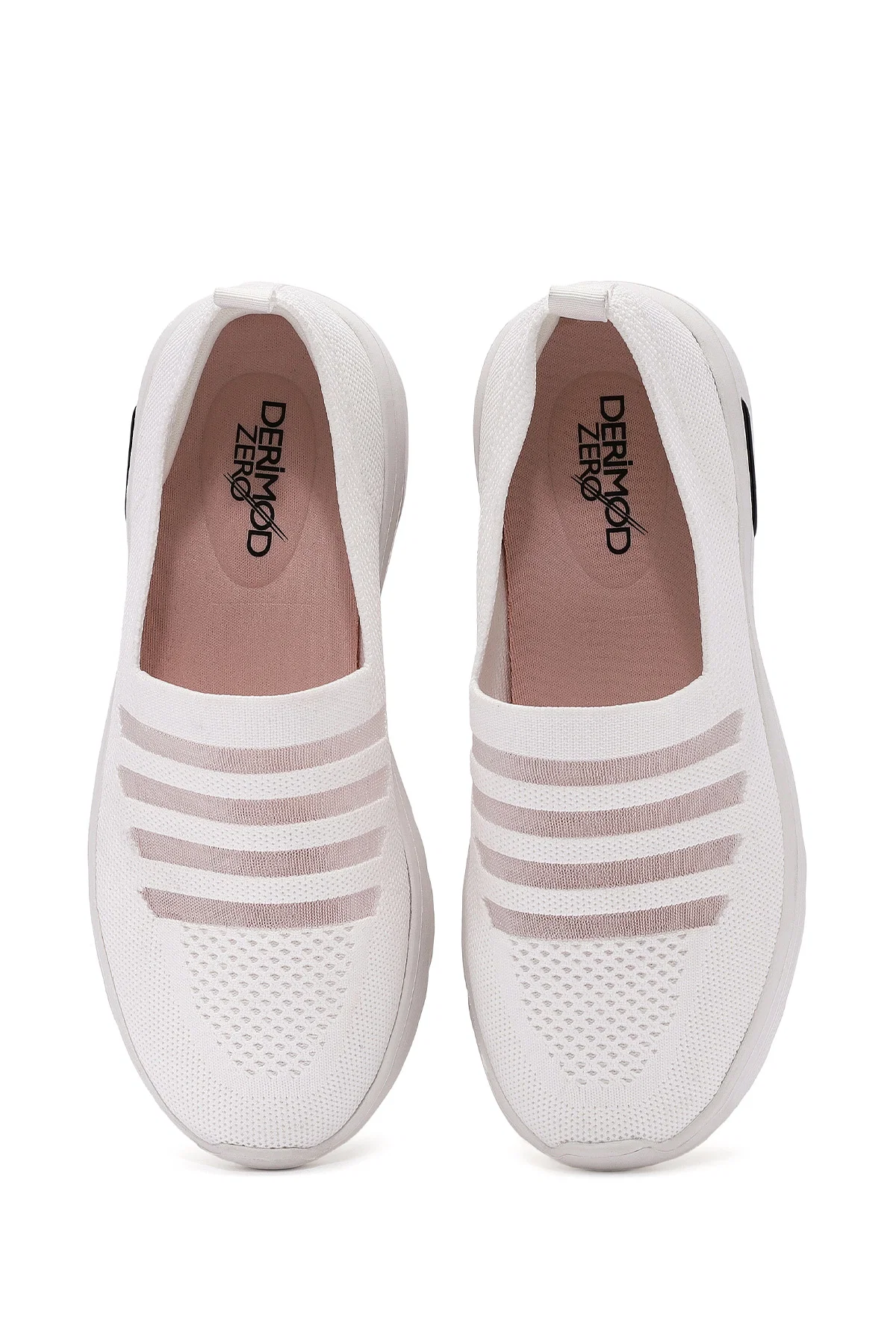 Derimod Zero Kadın Beyaz Kumaş Casual Sneaker - Image 7