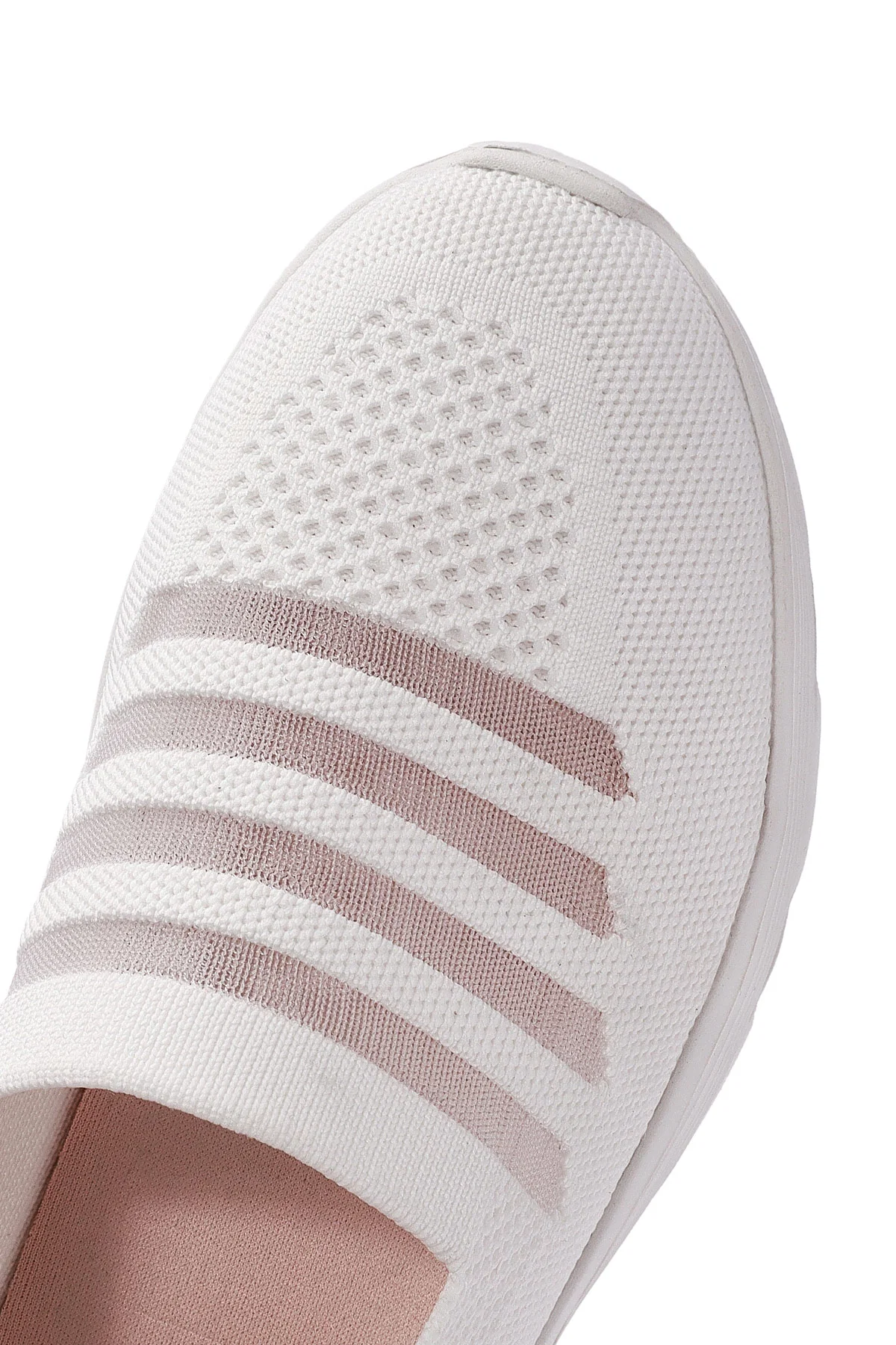 Derimod Zero Kadın Beyaz Kumaş Casual Sneaker - Image 8