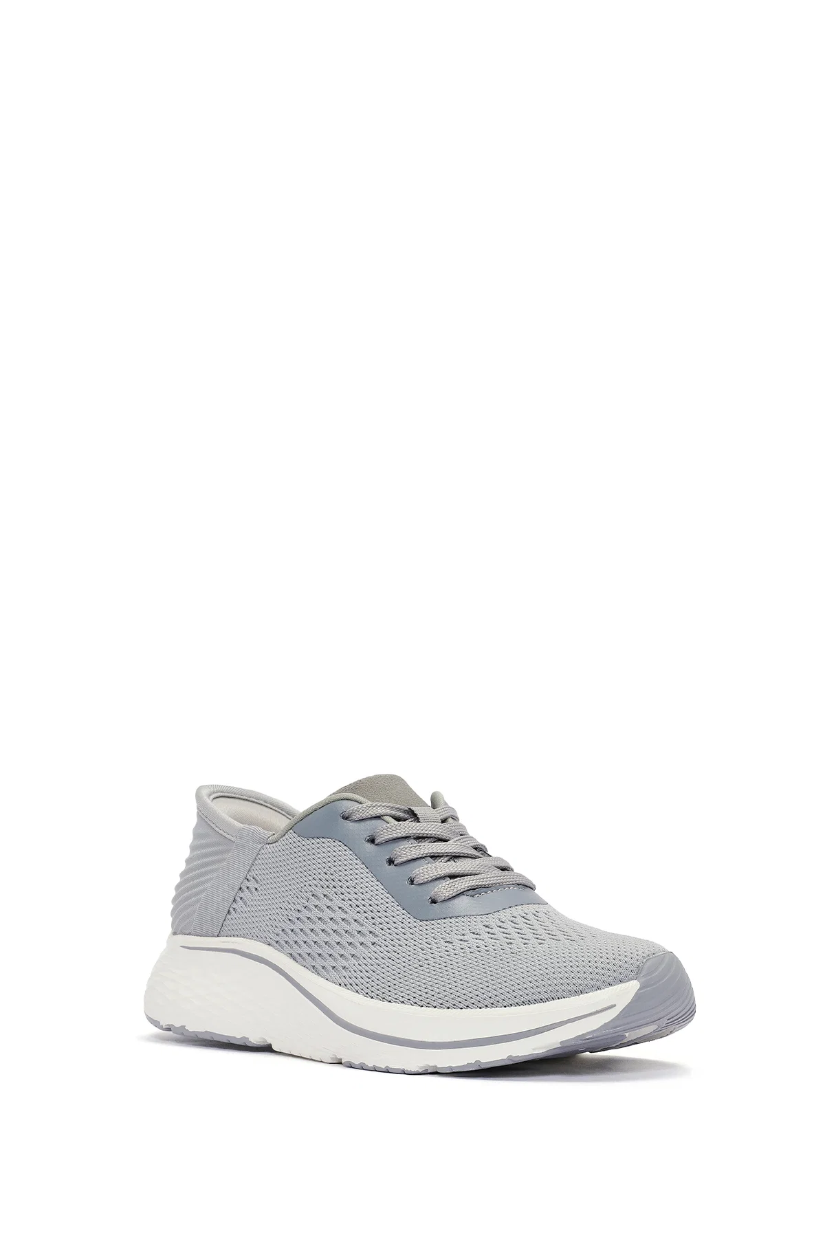 Derimod Zero Kadın Gri Bağcıklı Kalın Tabanlı Sneaker - Image 6
