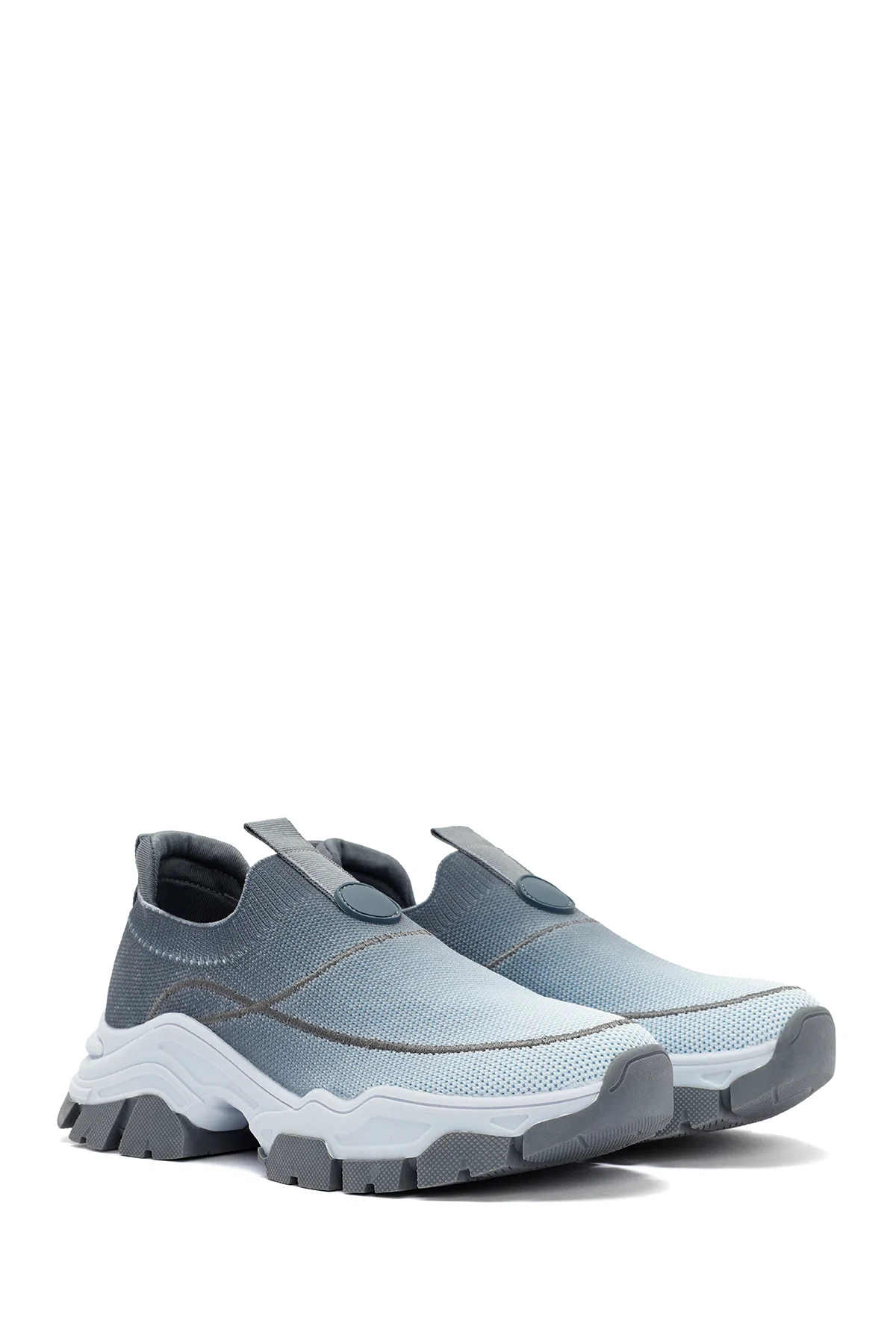 Derimod Zero Kadın Gri Kalın Tabanlı Sneaker - Image 3