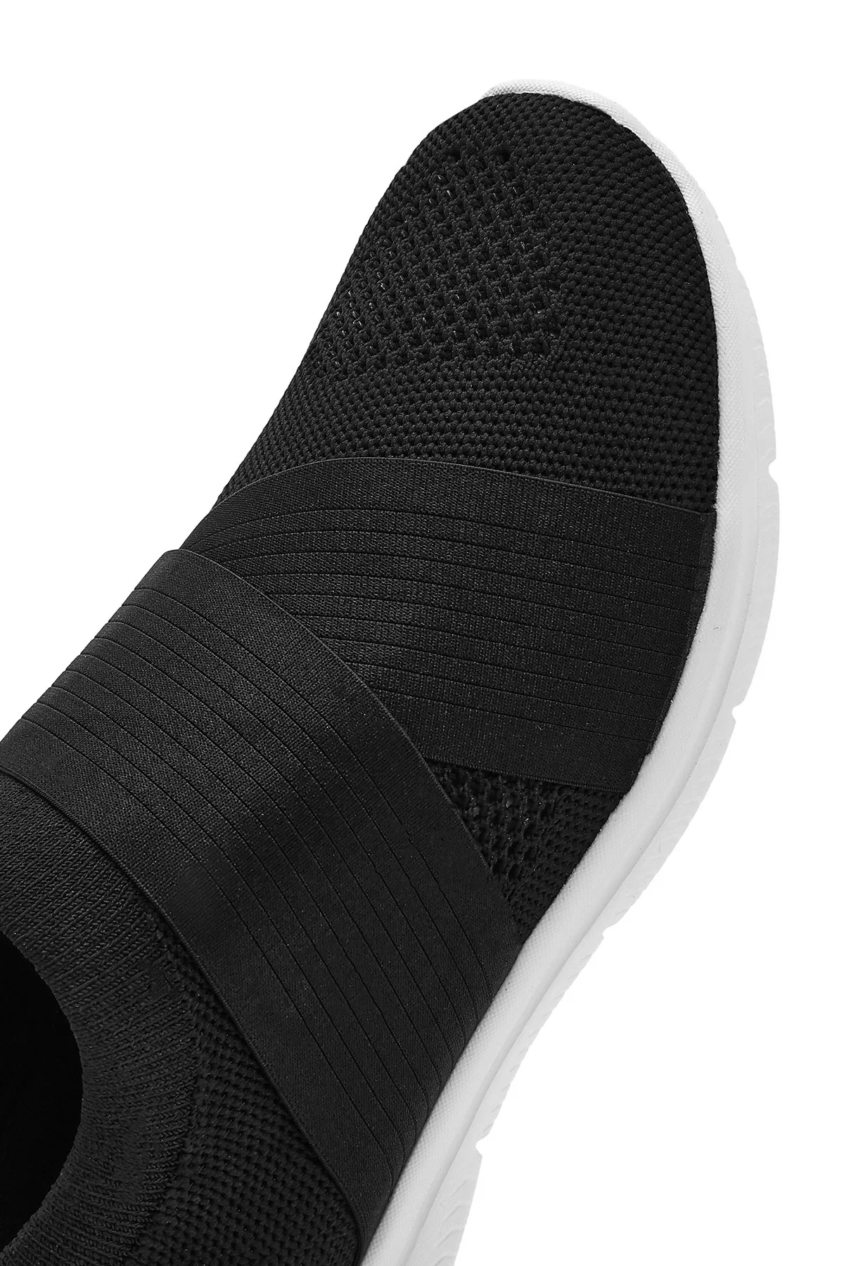 Derimod Zero Kadın Siyah Kumaş Sneaker - Image 10