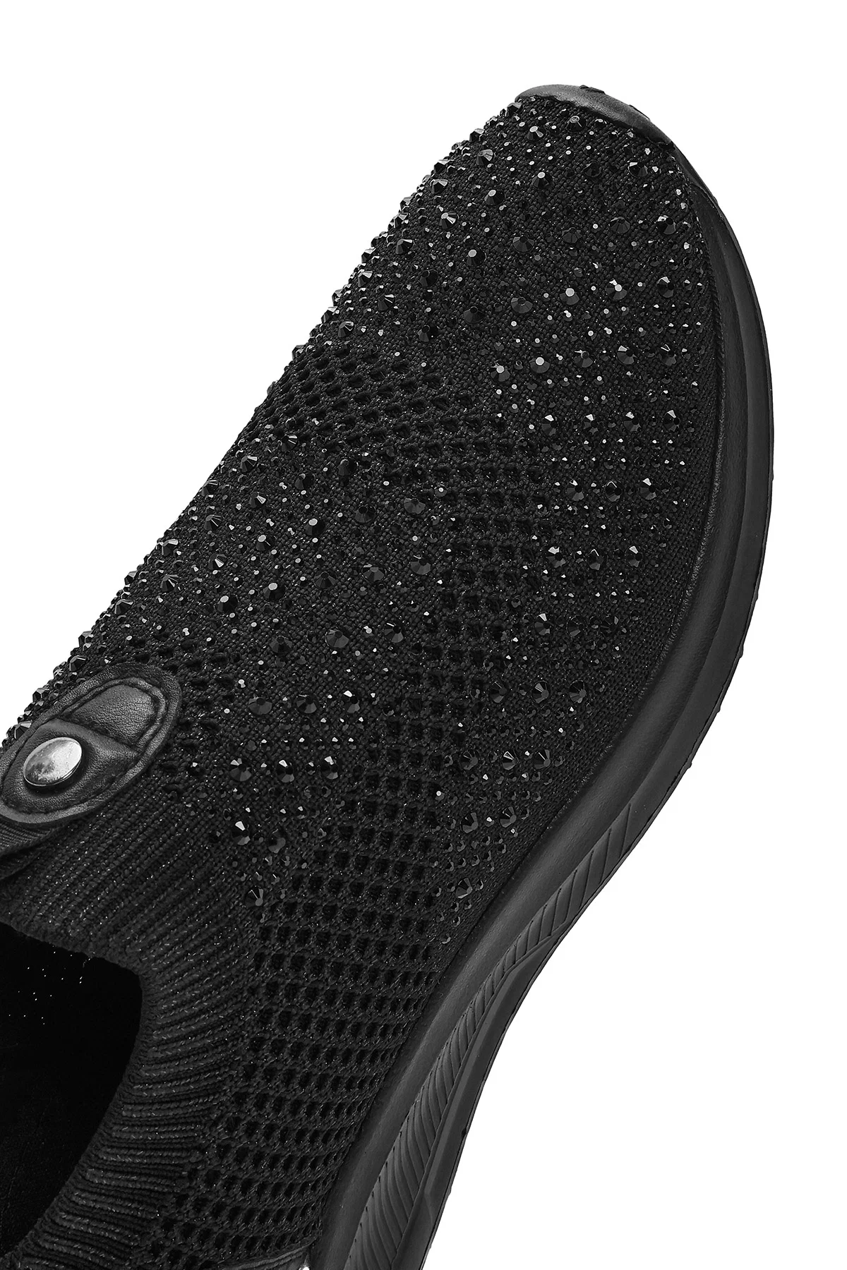 Derimod Zero Kadın Siyah Taşlı Sneaker - Image 10
