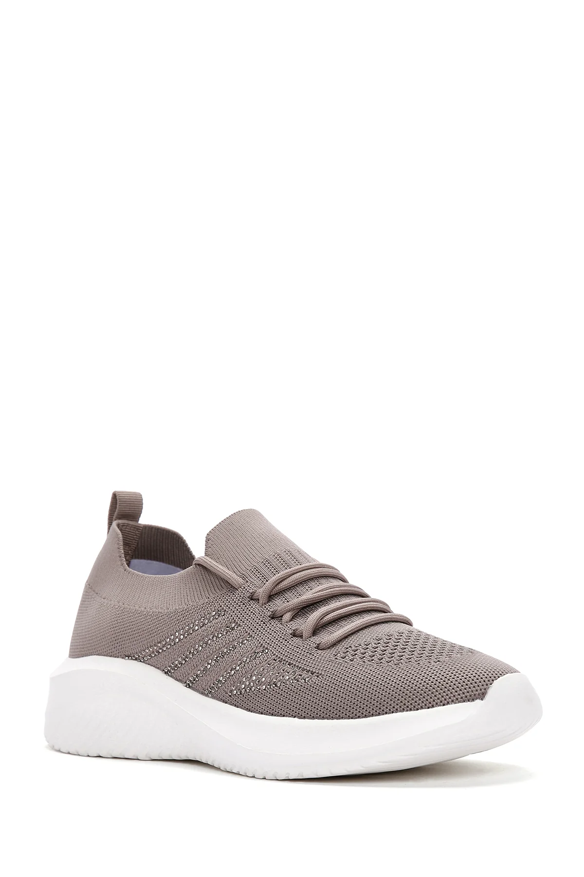 Derimod Zero Kadın Vizon Bağcıklı Kalın Tabanlı Spor Sneaker - Image 6