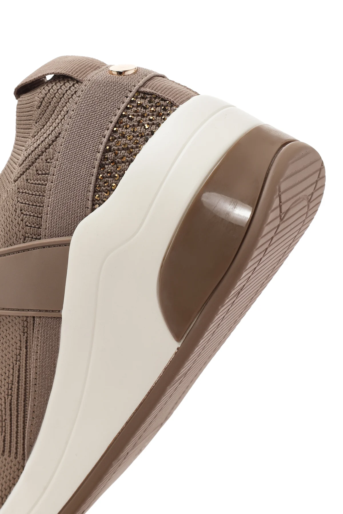 Derimod Zero Kadın Vizon Kalın Tabanlı Bağcıklı Sneaker - Image 8