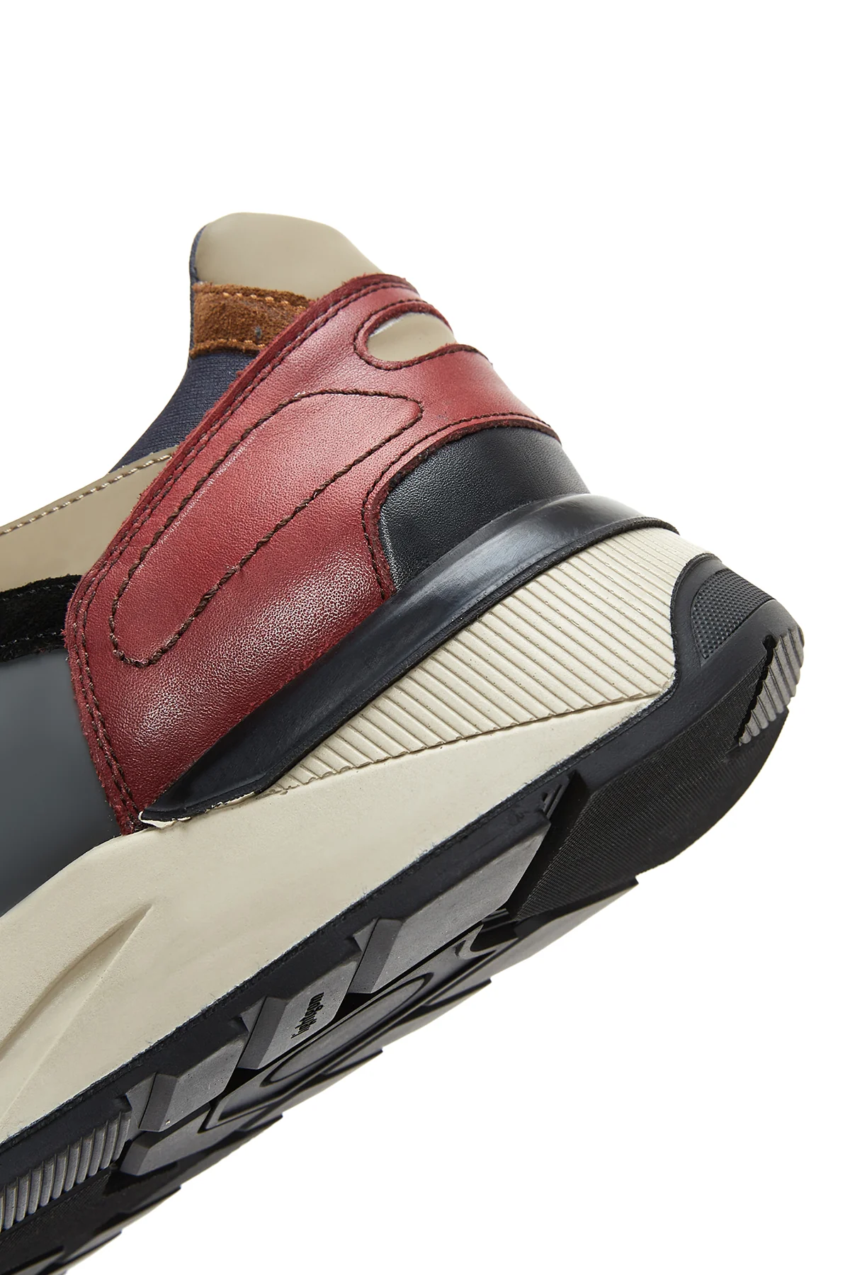 Erkek Antrasit Süet Deri Detaylı Sneaker - Image 7