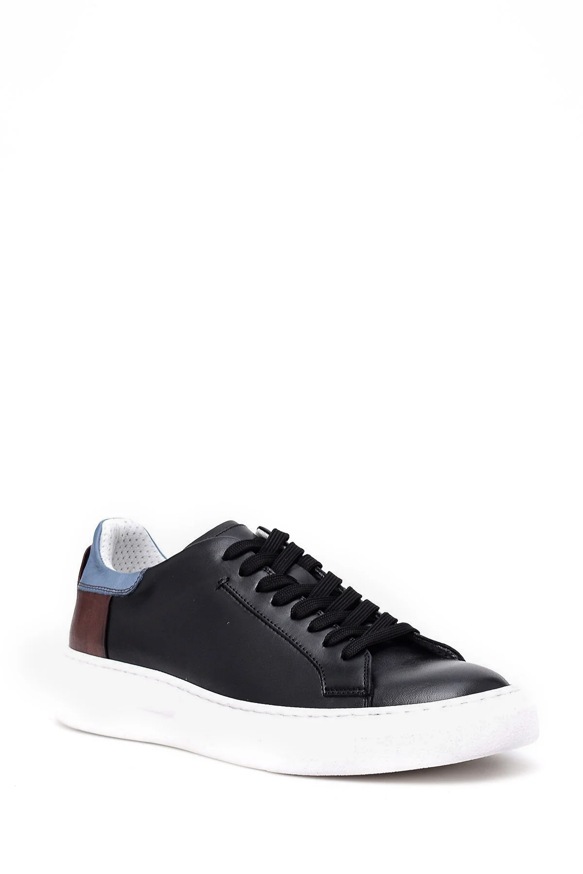 Erkek Arka Detaylı Deri Sneaker - Image 2